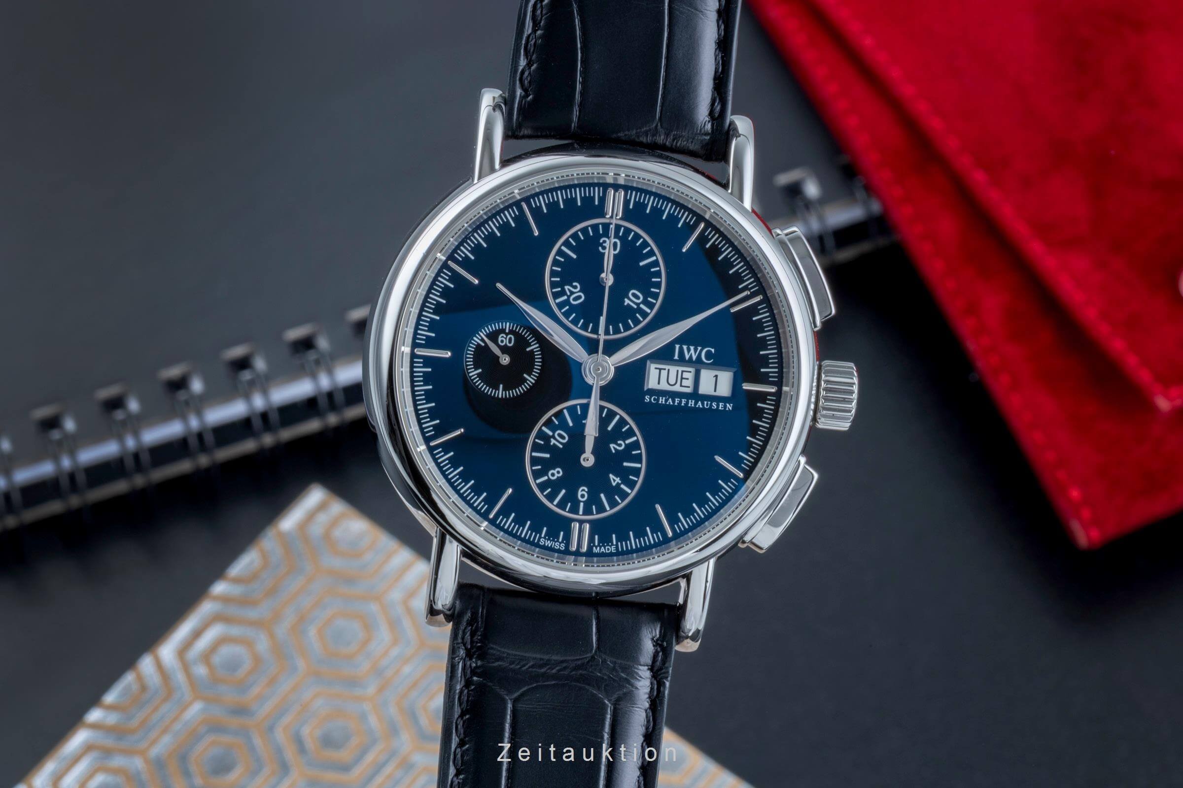 IWC Portofino cronografo acciaio automatismo Kal. C.79320 Ref. IW378303  | Zeitauktion