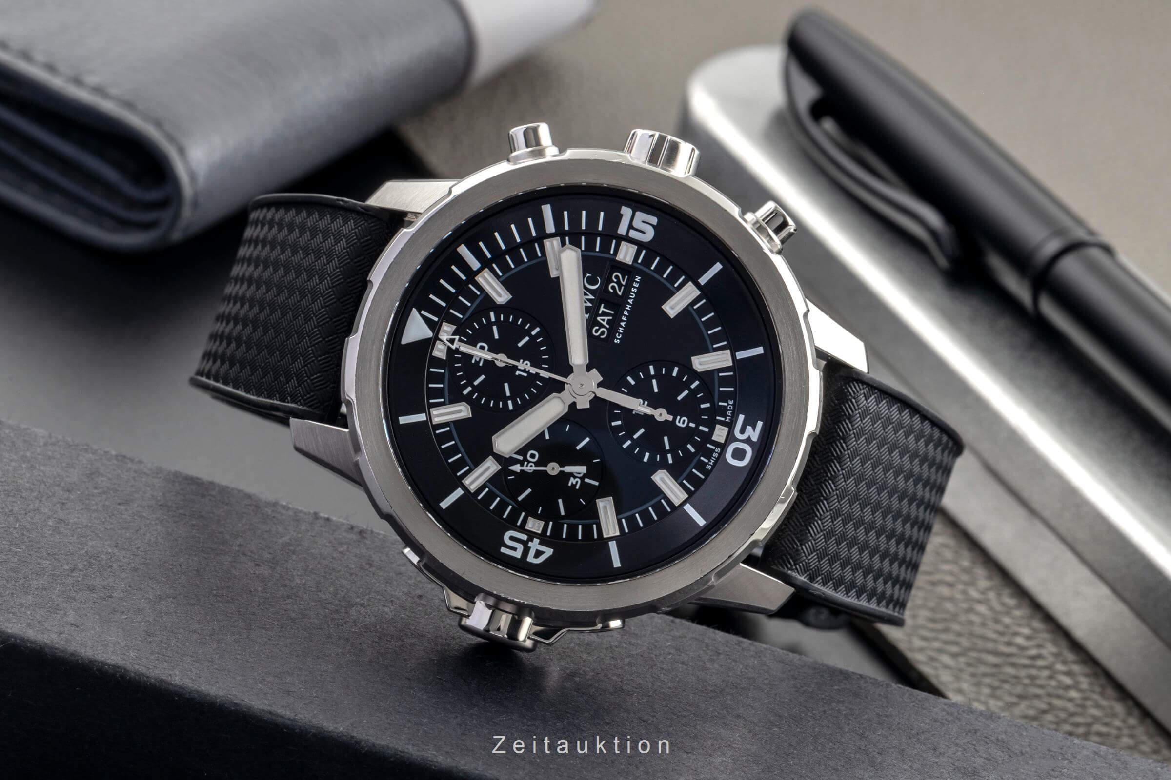 IWC Aquatimer chronograph steel automatic Kal. C.79320 Ref. IW376804  | Zeitauktion