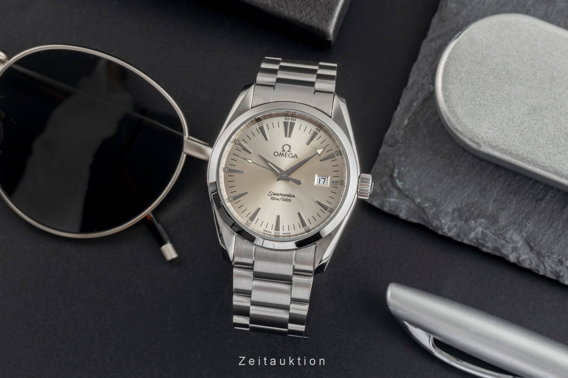 Omega Seamaster acero cuarzo Kal. 1538 Ref. 2518.30.00  | Zeitauktion