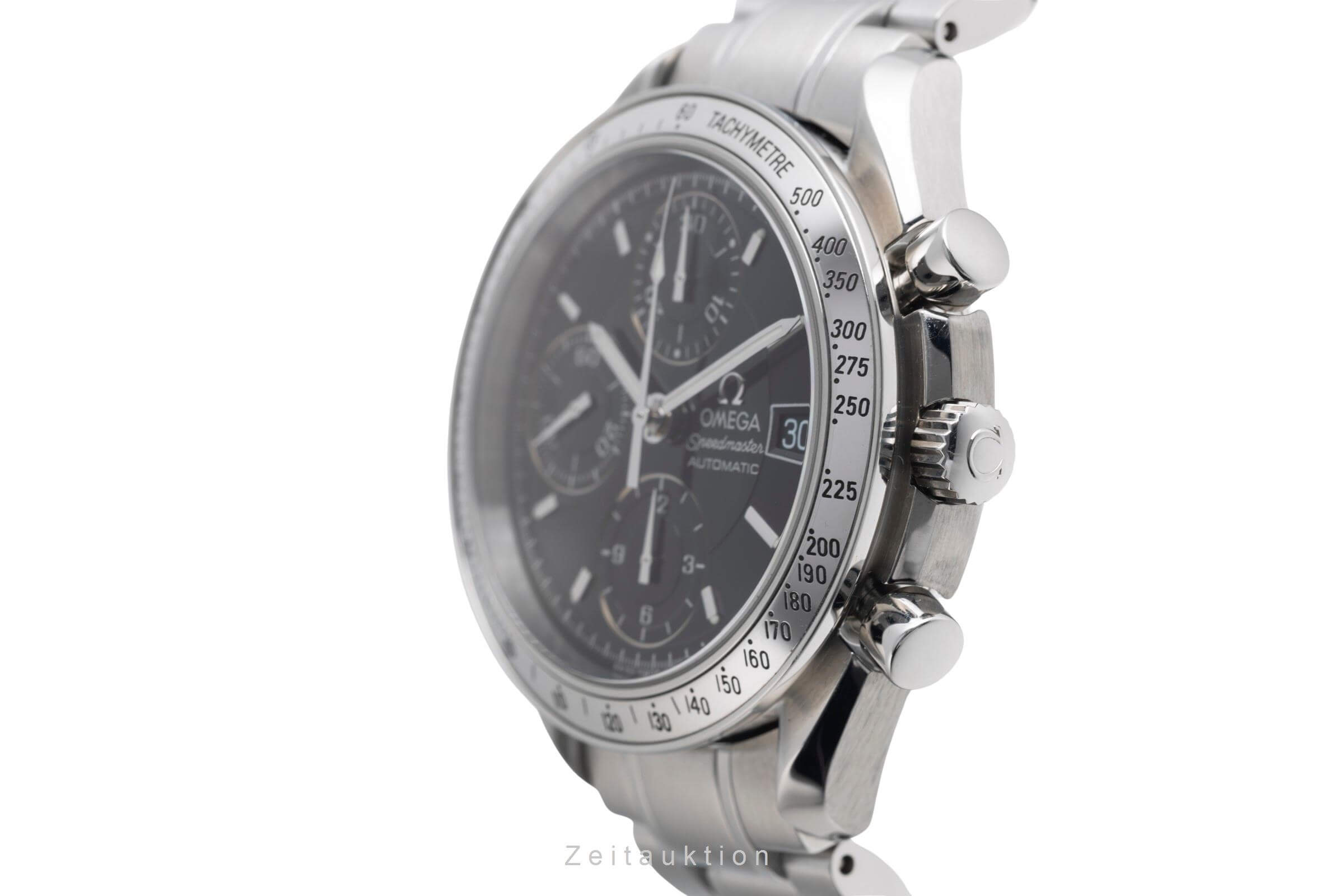 Omega Speedmaster Date chronograph steel automatic Kal. 1164 Ref. 3513.50.00  | Zeitauktion