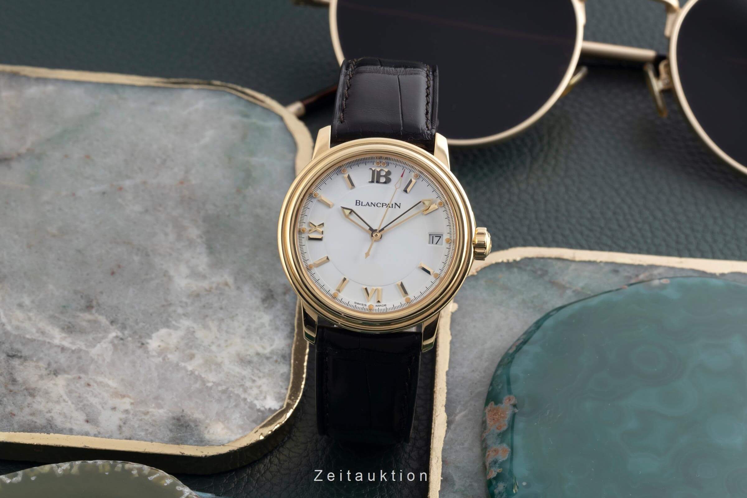 Blancpain Leman oro de 18 quilates automático Kal. 11.51 Ref. 2100-1418-53  | Zeitauktion
