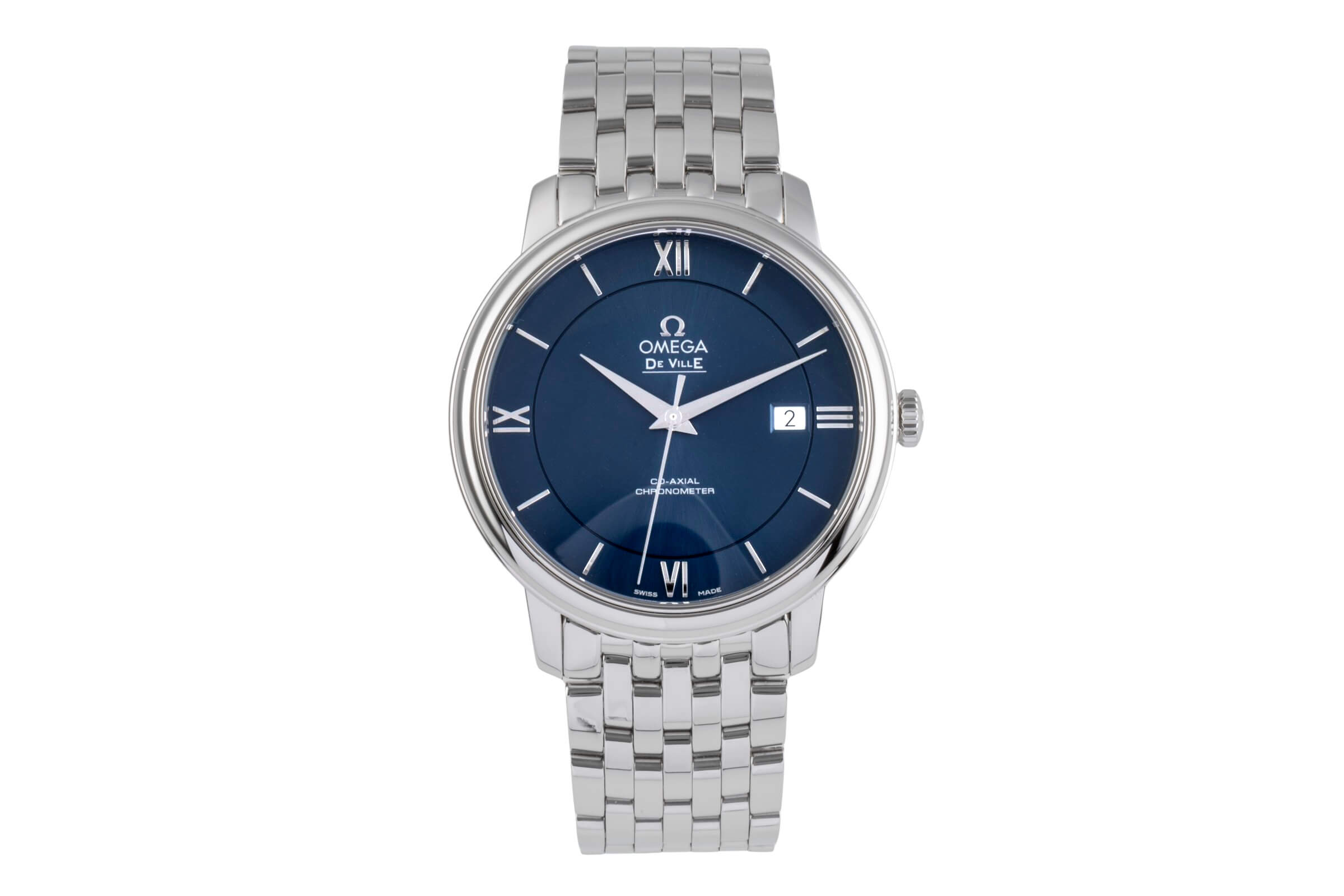 Omega De Ville Stahl Automatik Kal. 2500 Ref. 424.10.40.20.03.001  | Zeitauktion