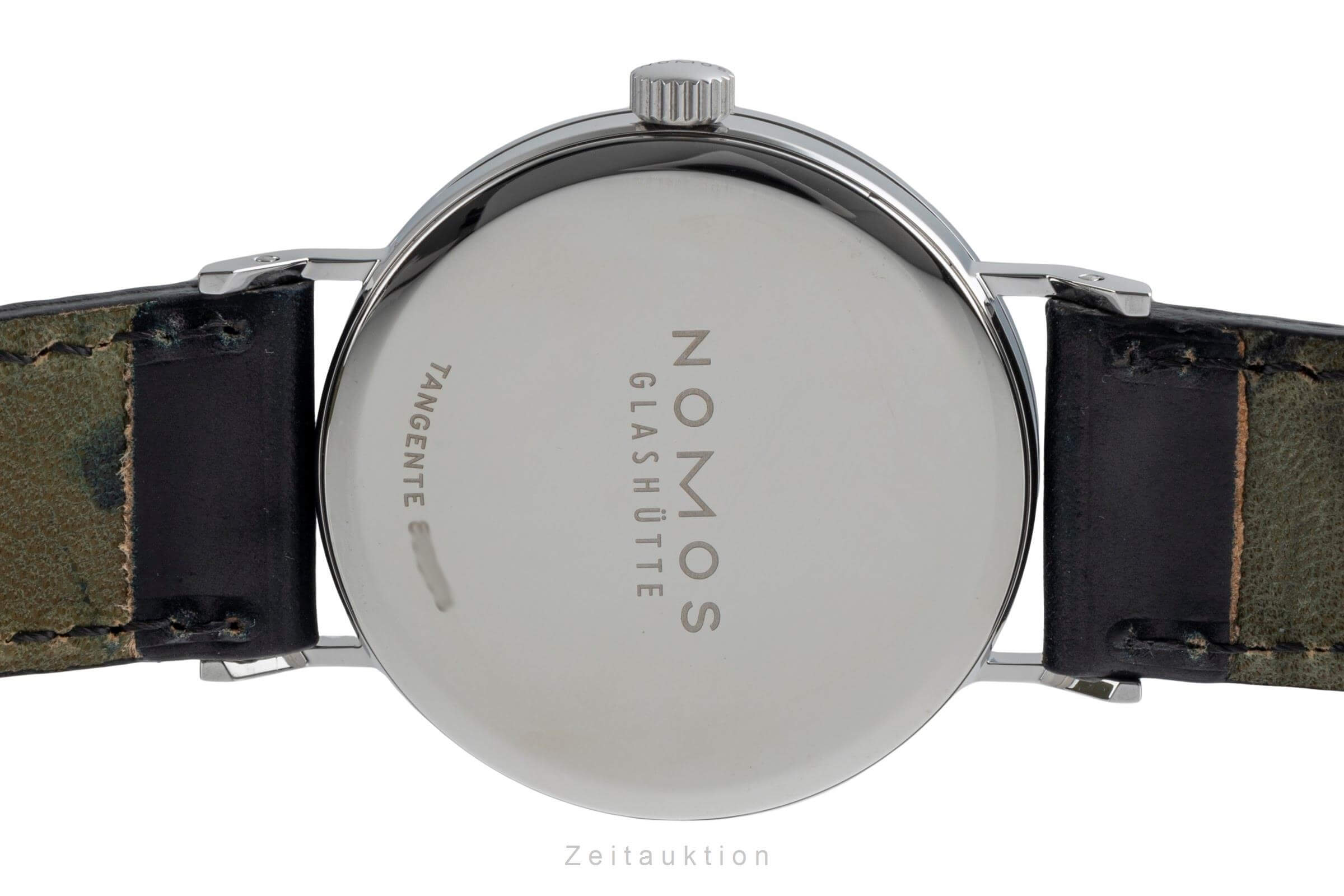 Nomos Tangente Stahl Handaufzug Kal. Alpha Ref. 101  | Zeitauktion