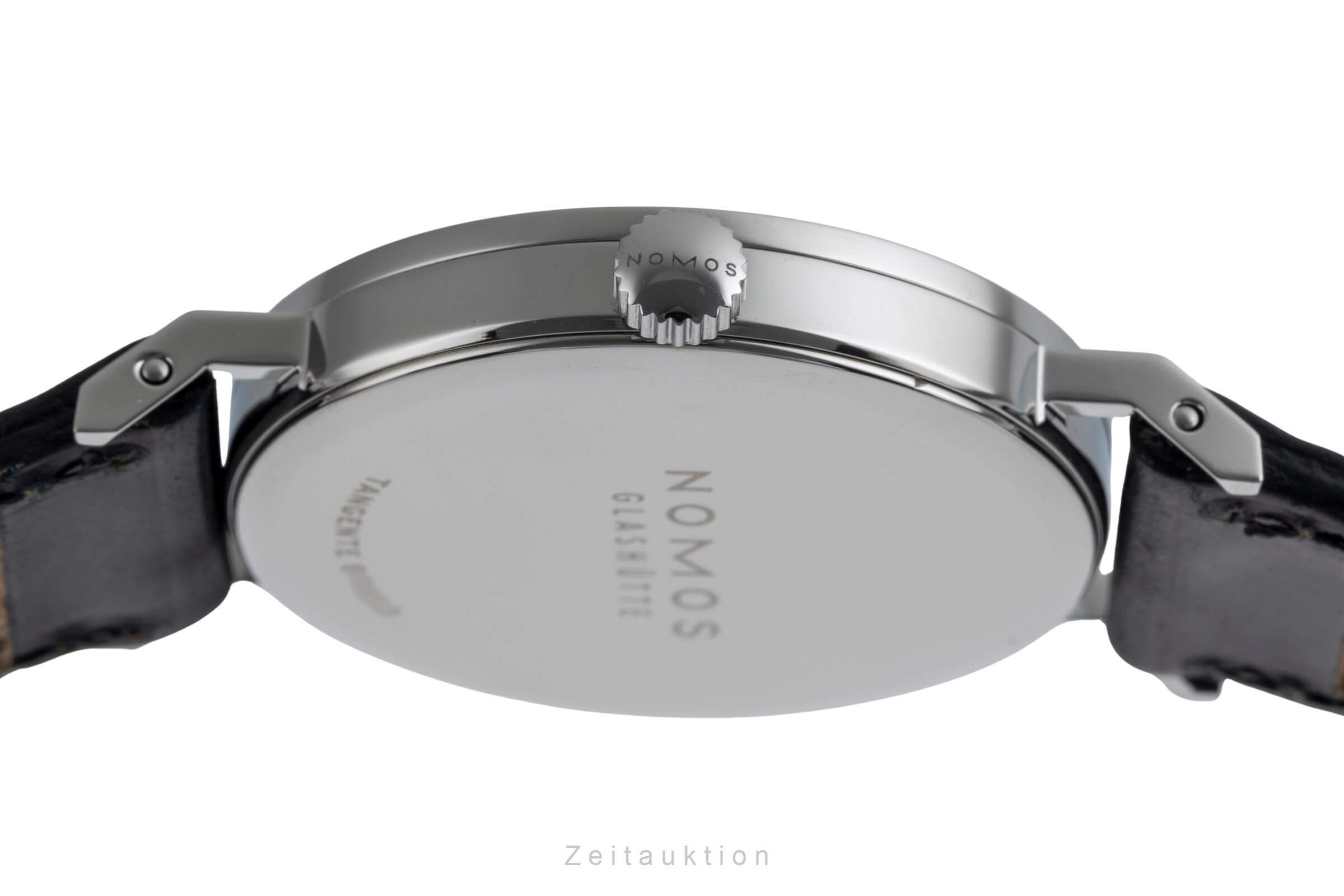 Nomos Tangente Stahl Handaufzug Kal. Alpha Ref. 101  | Zeitauktion