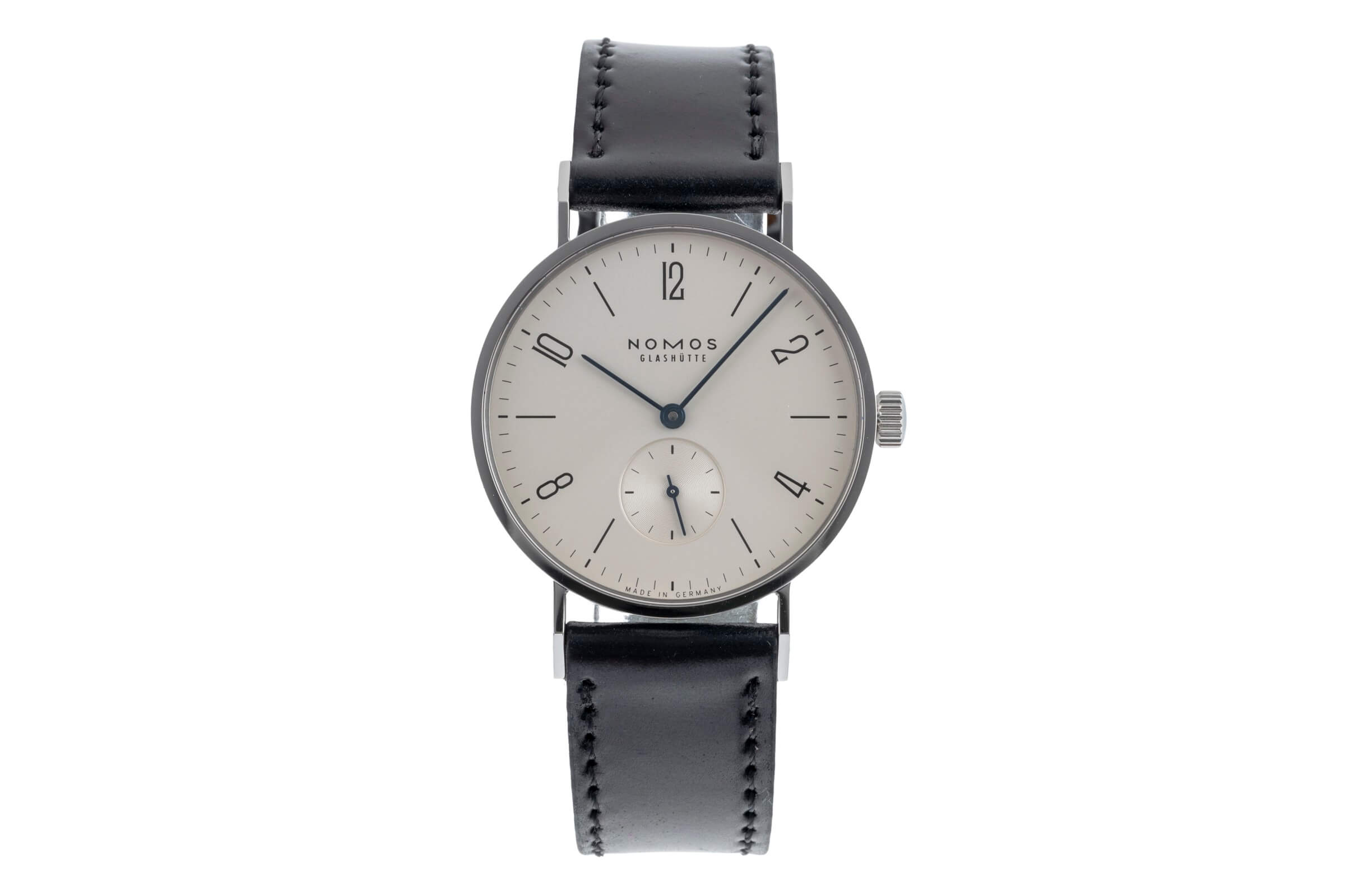 Nomos Tangente Stahl Handaufzug Kal. Alpha Ref. 101  | Zeitauktion