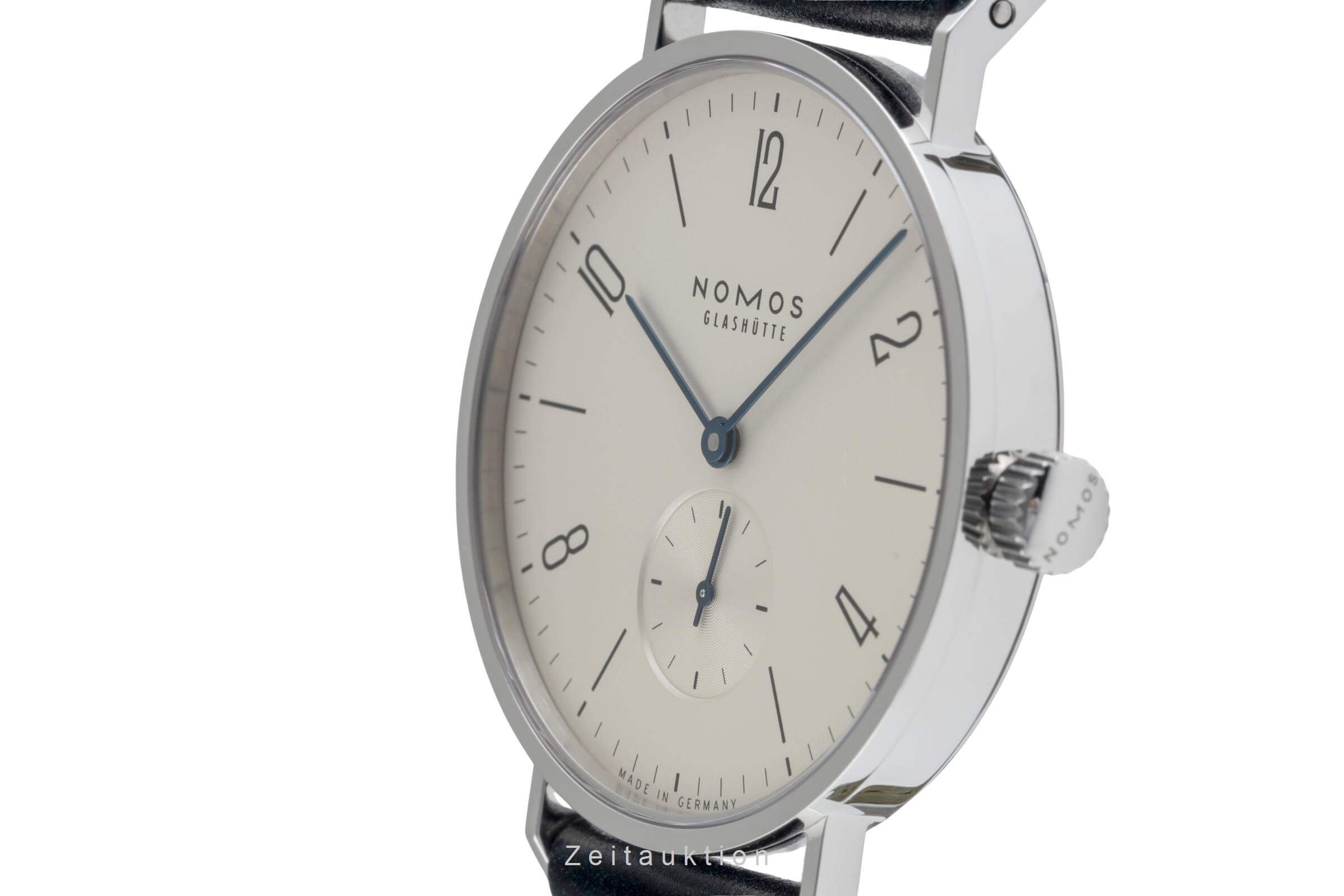 Nomos Tangente Stahl Handaufzug Kal. Alpha Ref. 101  | Zeitauktion