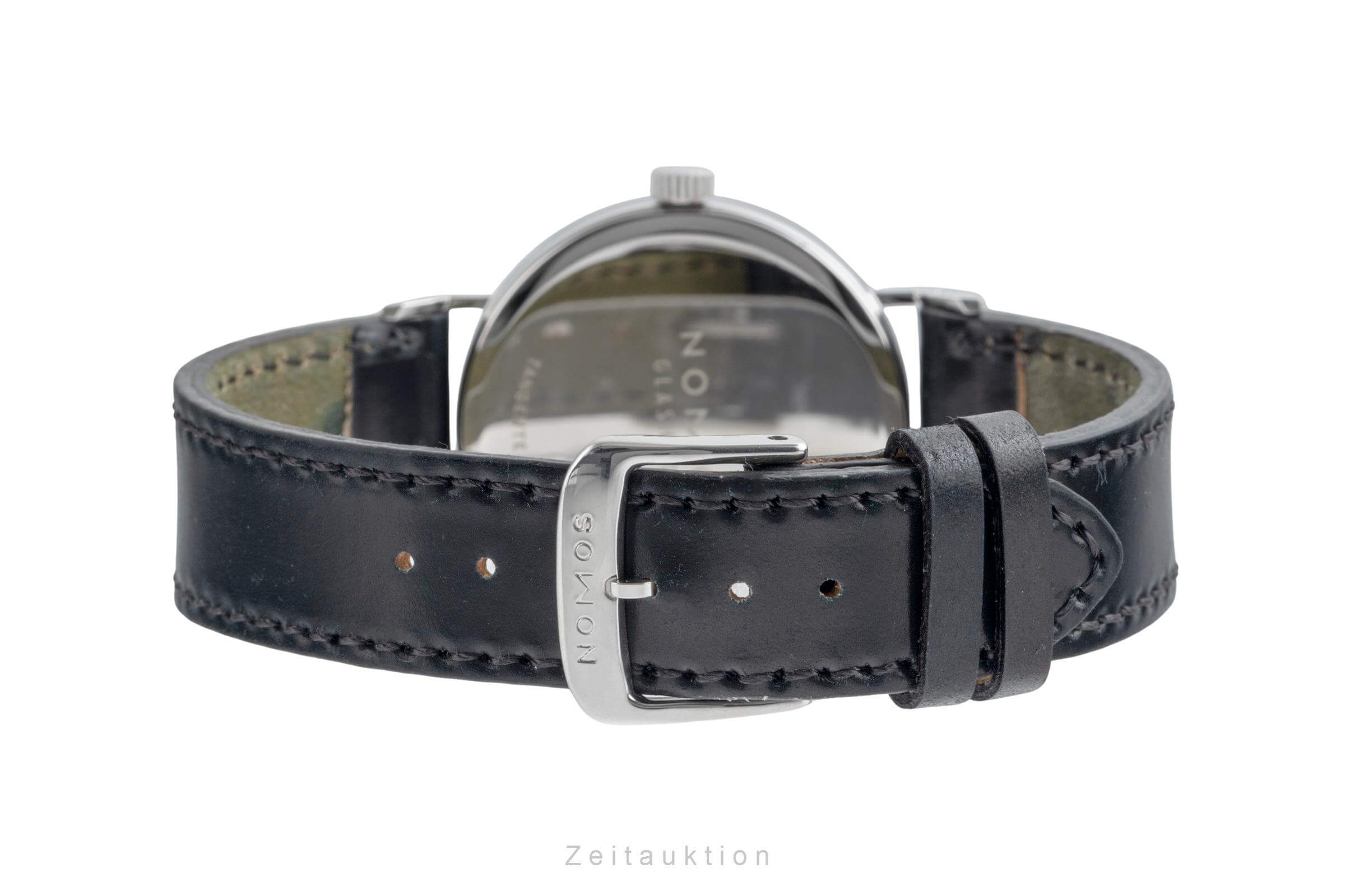 Nomos Tangente Stahl Handaufzug Kal. Alpha Ref. 101  | Zeitauktion