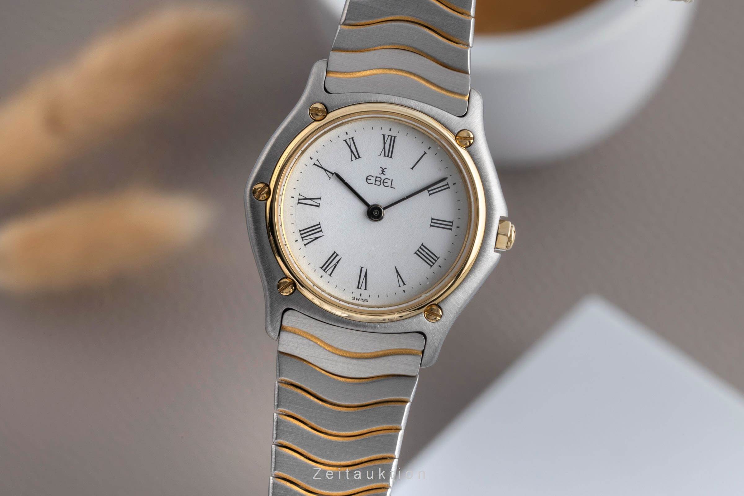 Ebel Classic Wave acciaio / oro quarzo Kal. 81 Ref. 181908  | Zeitauktion