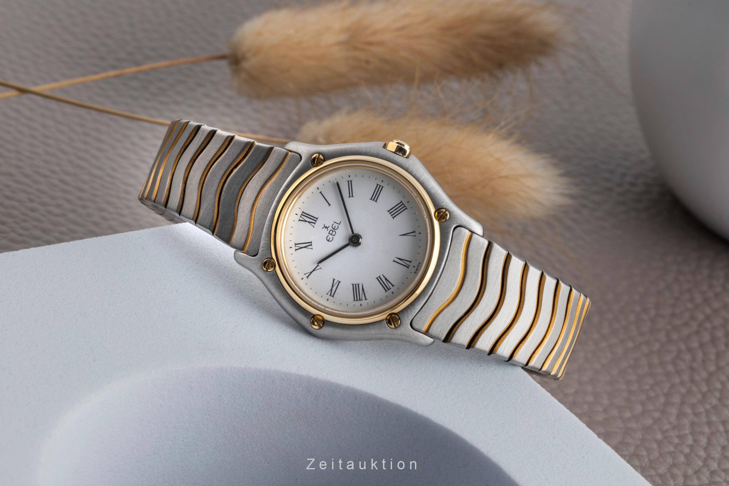 Ebel Classic Wave acciaio / oro quarzo Kal. 81 Ref. 181908  | Zeitauktion