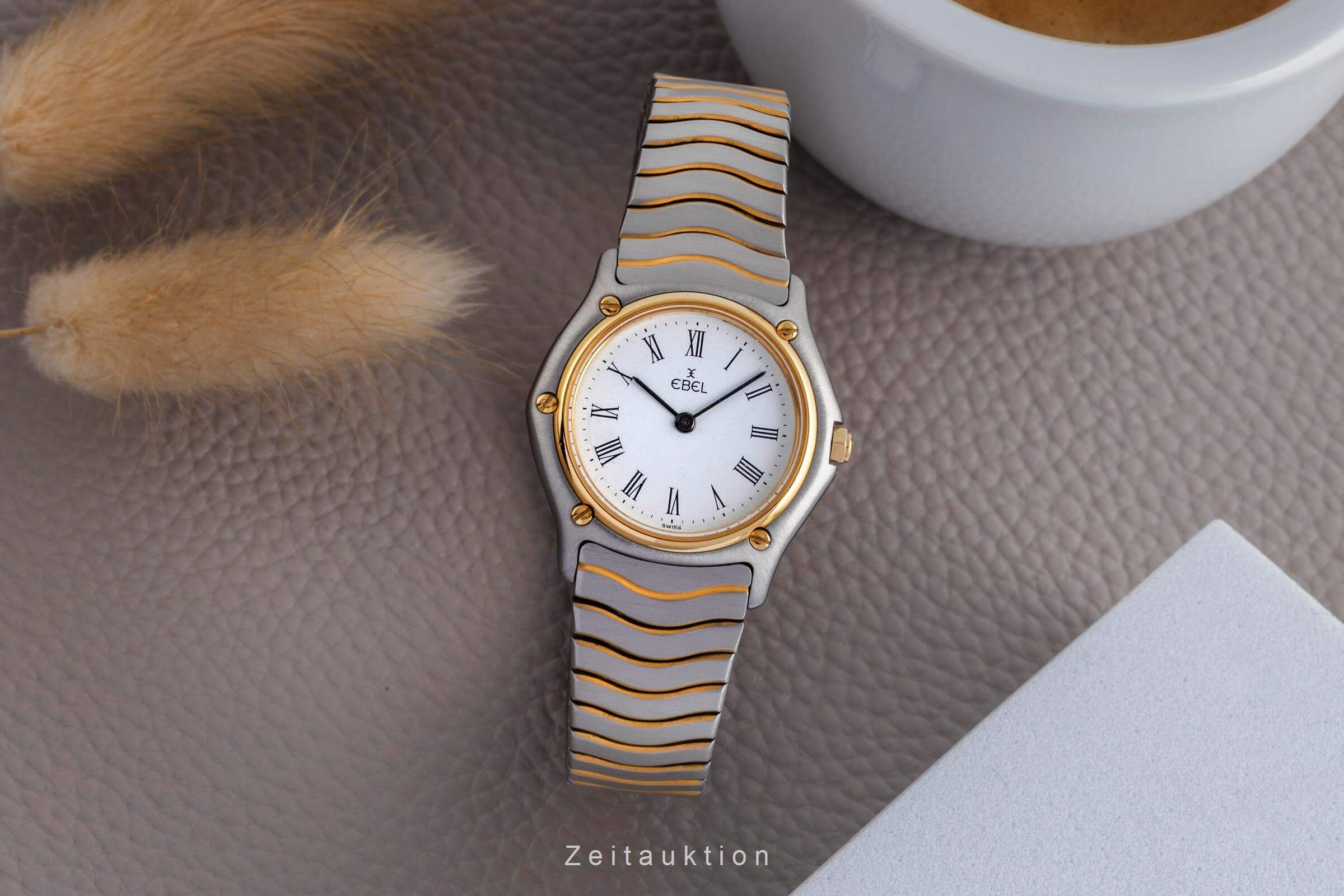 Ebel Classic Wave acciaio / oro quarzo Kal. 81 Ref. 181908  | Zeitauktion