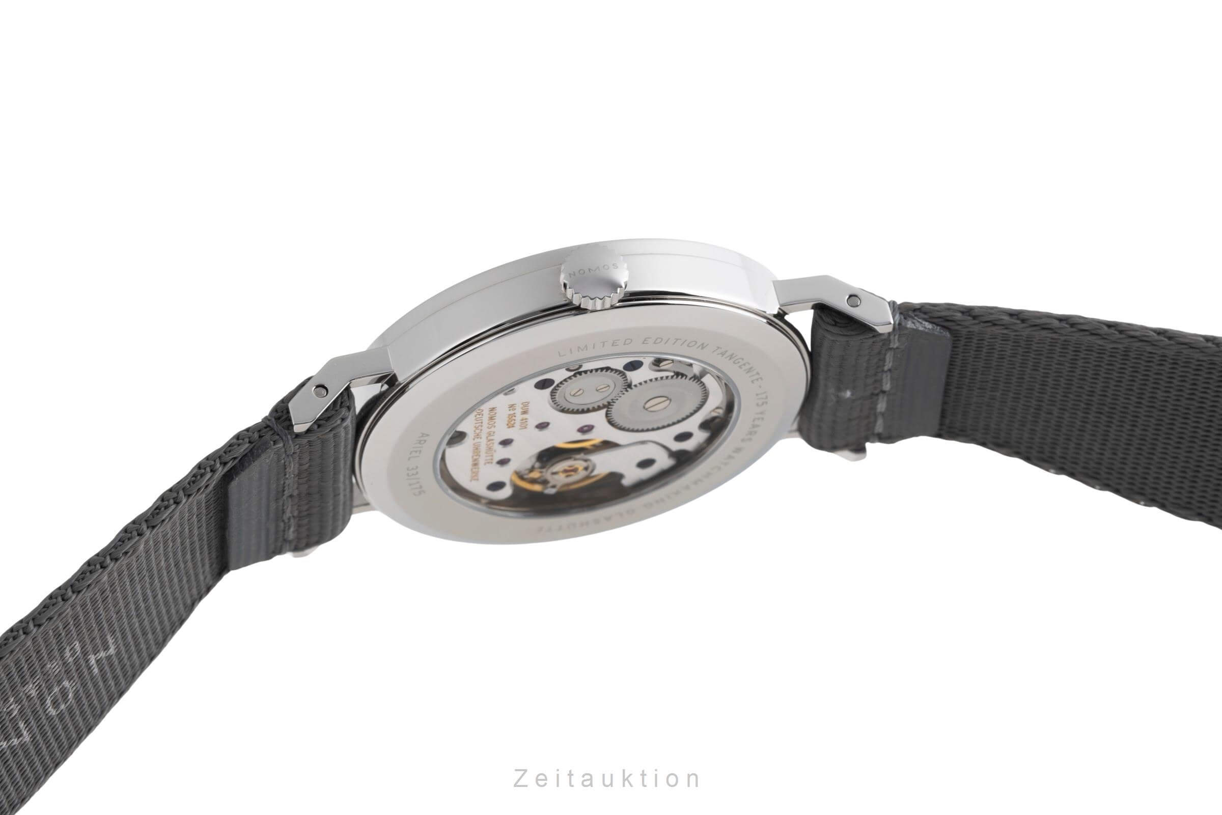 Nomos Tangente Stahl Handaufzug Kal. DUW 4101 Ref. 179.S25  | Zeitauktion
