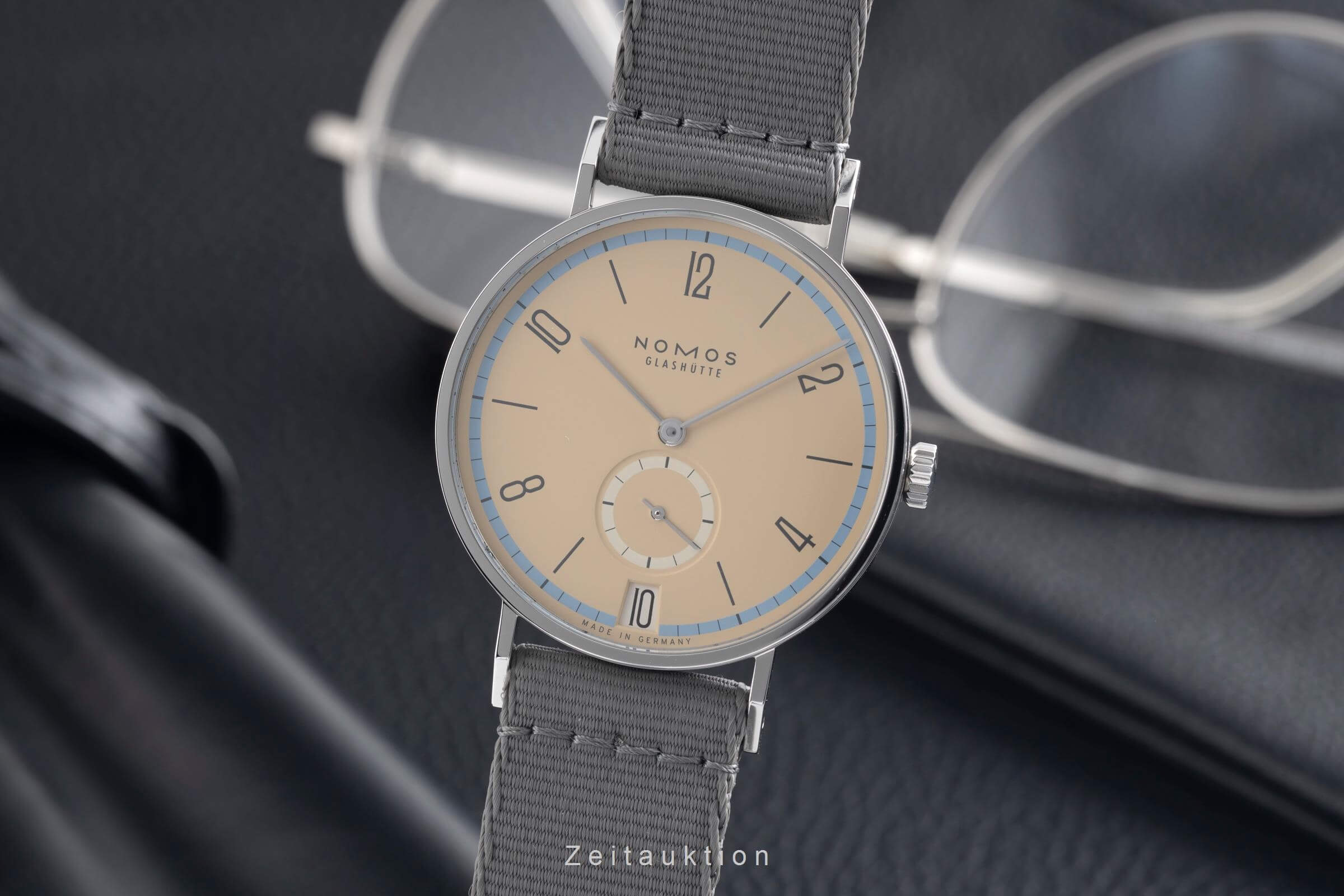 Nomos Tangente Stahl Handaufzug Kal. DUW 4101 Ref. 179.S25  | Zeitauktion