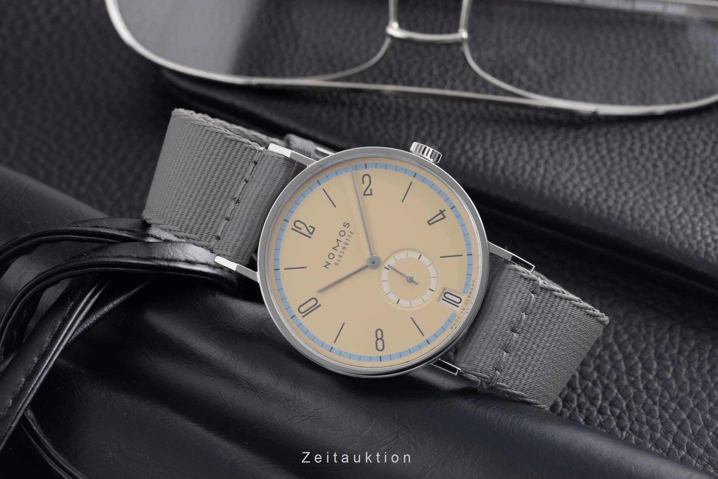 Nomos Tangente Stahl Handaufzug Kal. DUW 4101 Ref. 179.S25  | Zeitauktion