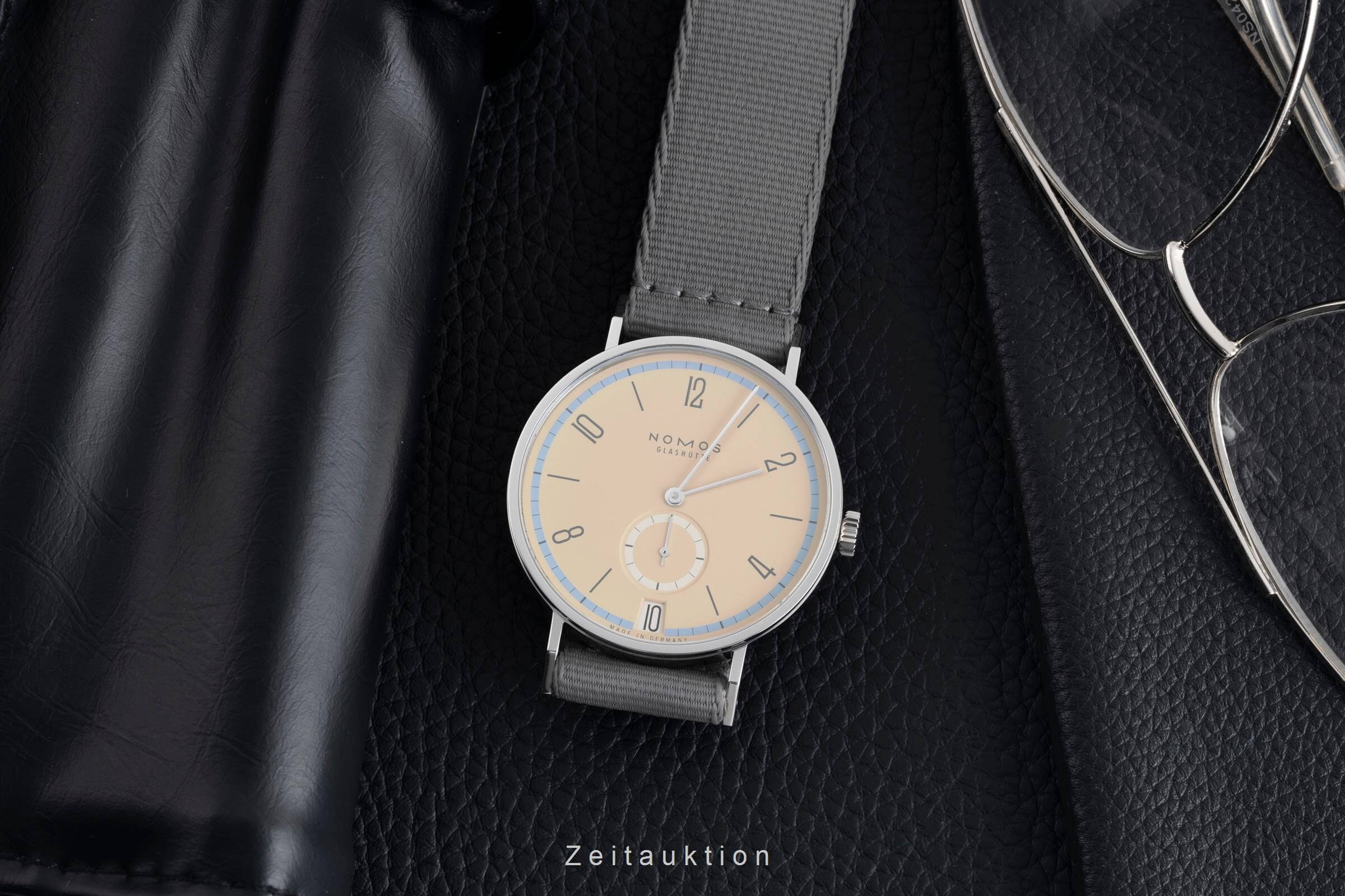 Nomos Tangente Stahl Handaufzug Kal. DUW 4101 Ref. 179.S25  | Zeitauktion