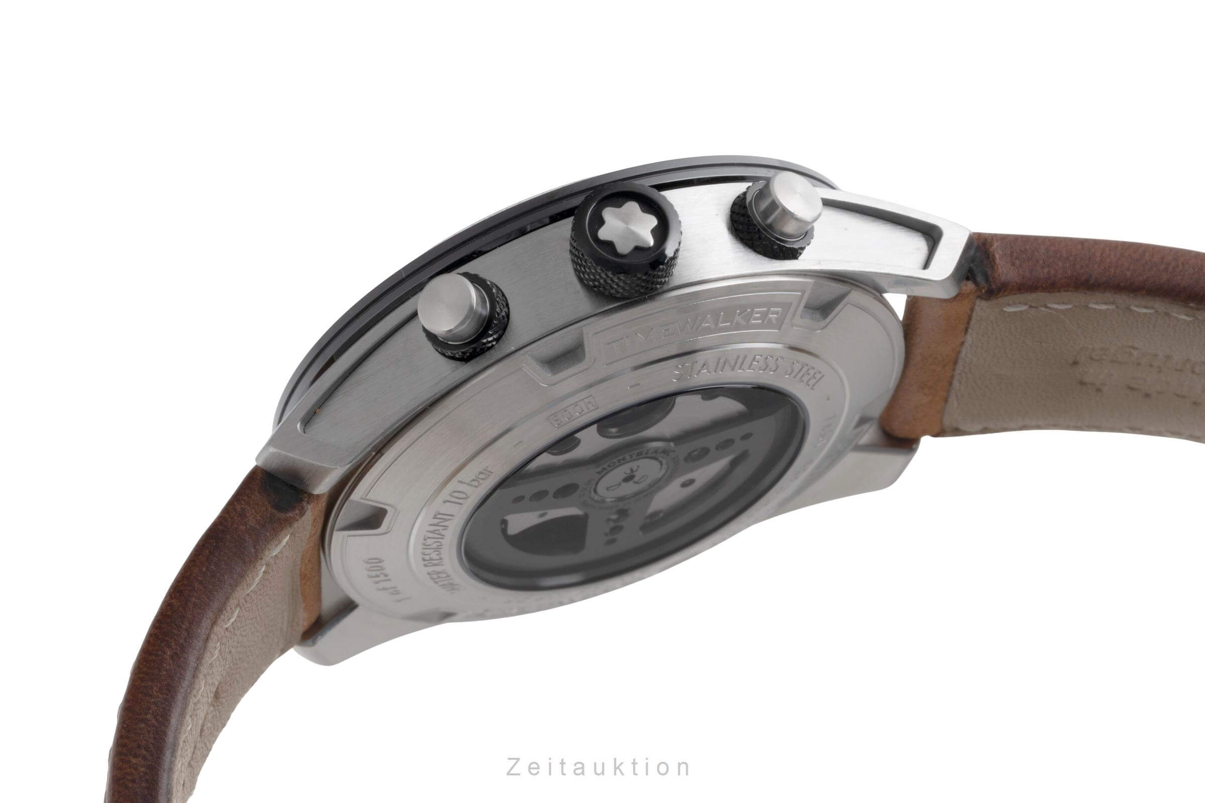 Montblanc Timewalker cronografo acciaio automatismo Kal. MB 25.10 Ref. 118491  7464 LIMITED EDITION | Zeitauktion