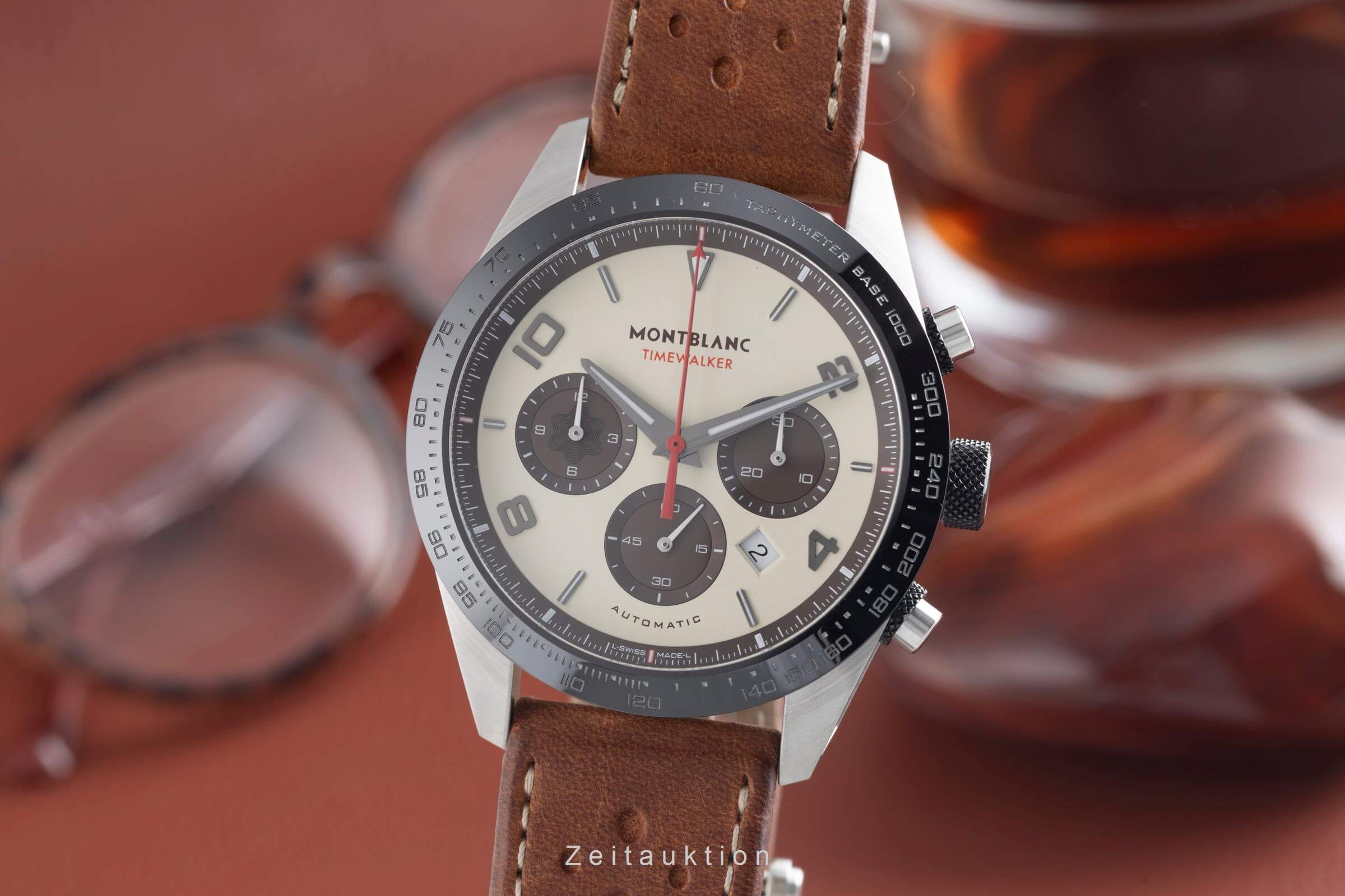 Montblanc Timewalker cronografo acciaio automatismo Kal. MB 25.10 Ref. 118491  7464 LIMITED EDITION | Zeitauktion