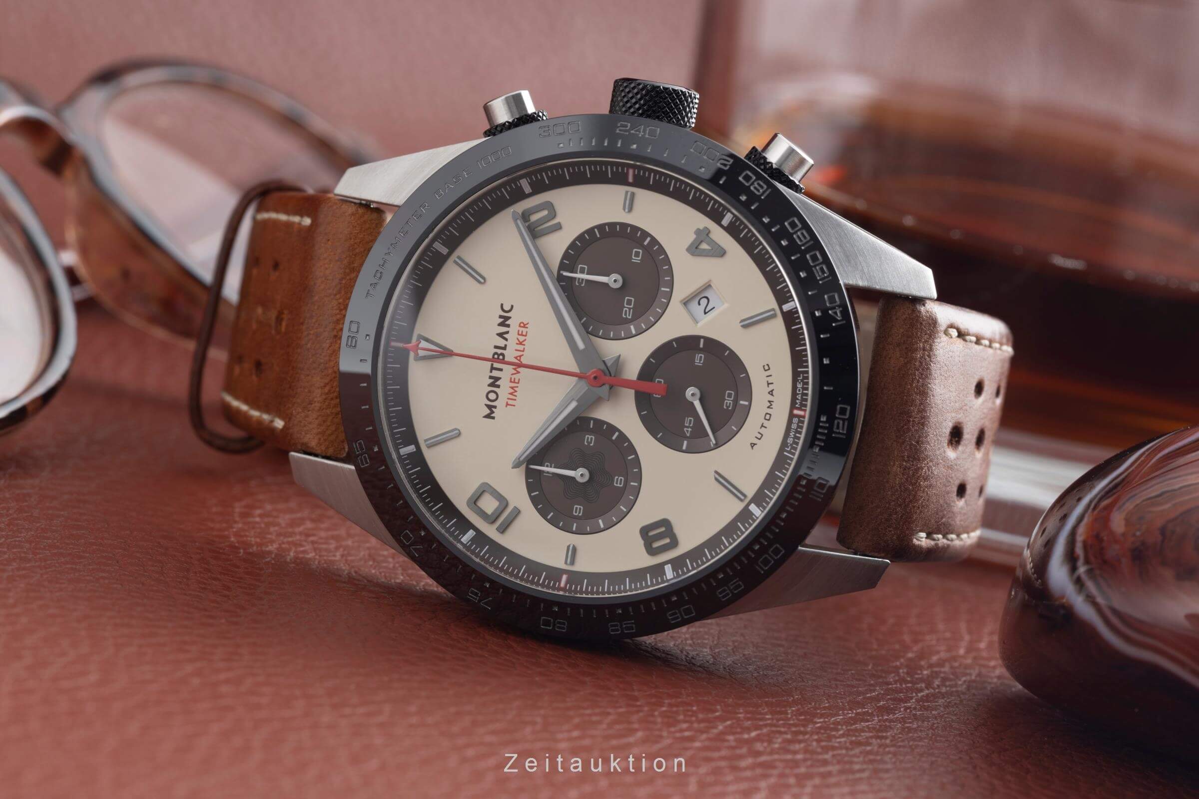 Montblanc Timewalker cronografo acciaio automatismo Kal. MB 25.10 Ref. 118491  7464 LIMITED EDITION | Zeitauktion