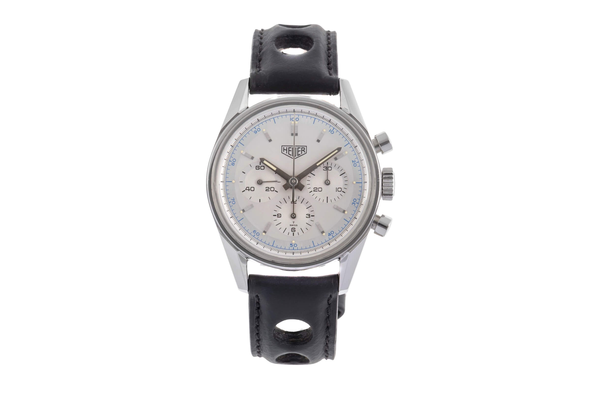 Tag Heuer Carrera chronographe acier à remontage manuel Ref. CS3110.BC0725  | Zeitauktion