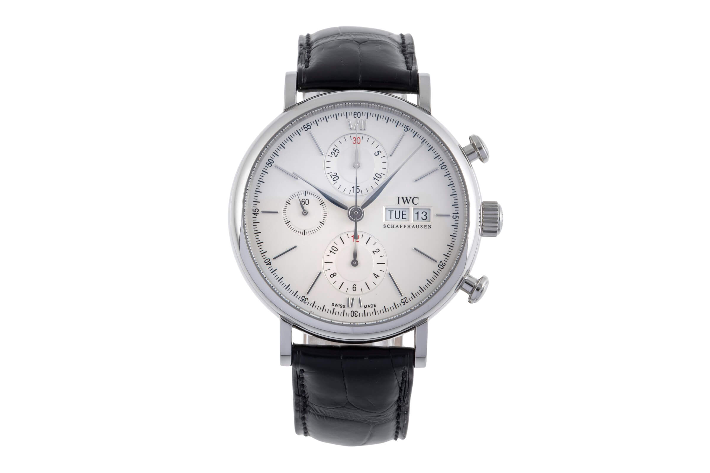IWC Portofino Chronograph Stahl Automatik Kal. C.75320 Ref. IW391007  | Zeitauktion