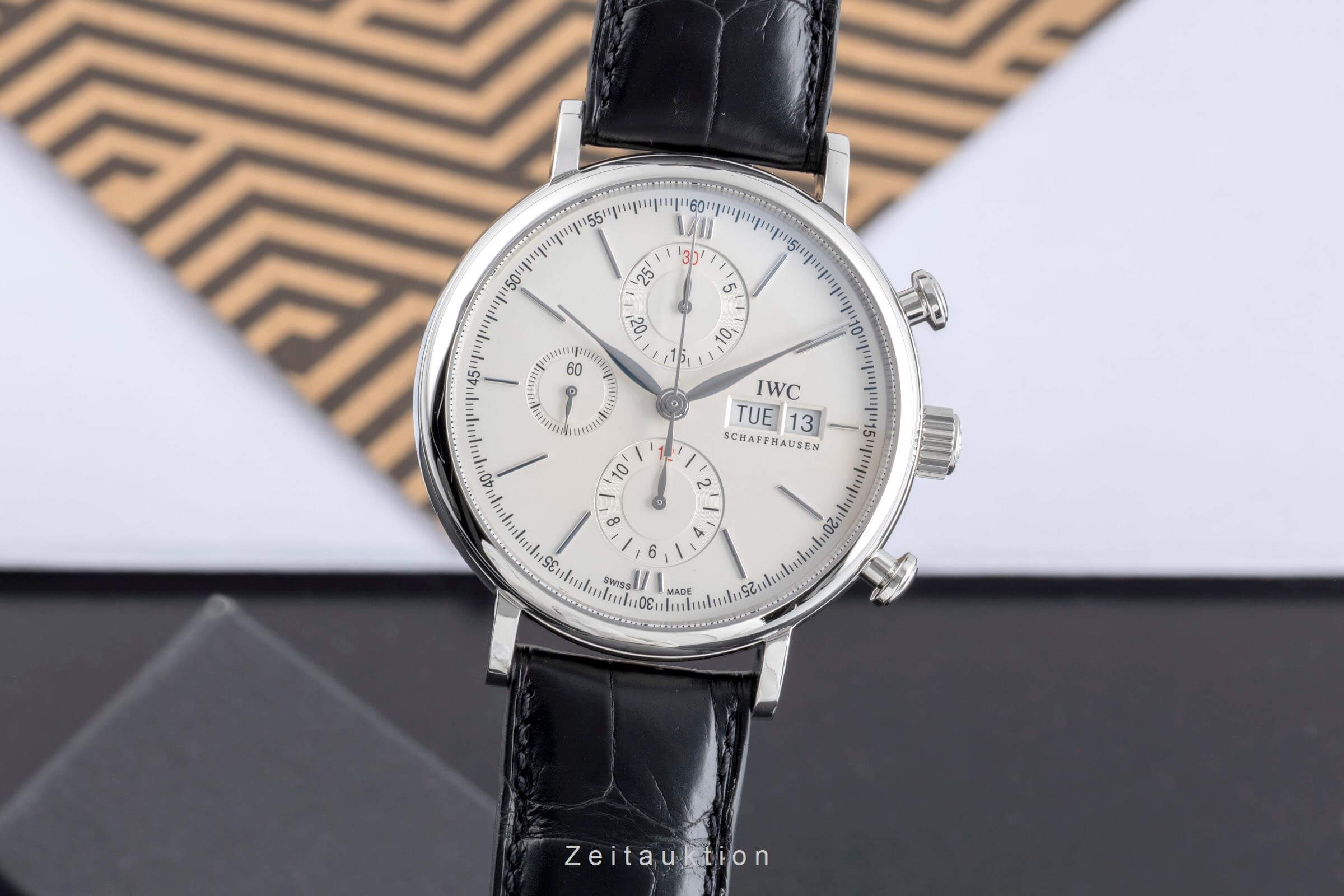 IWC Portofino chronographe acier automatique Kal. C.75320 Ref. IW391007  | Zeitauktion