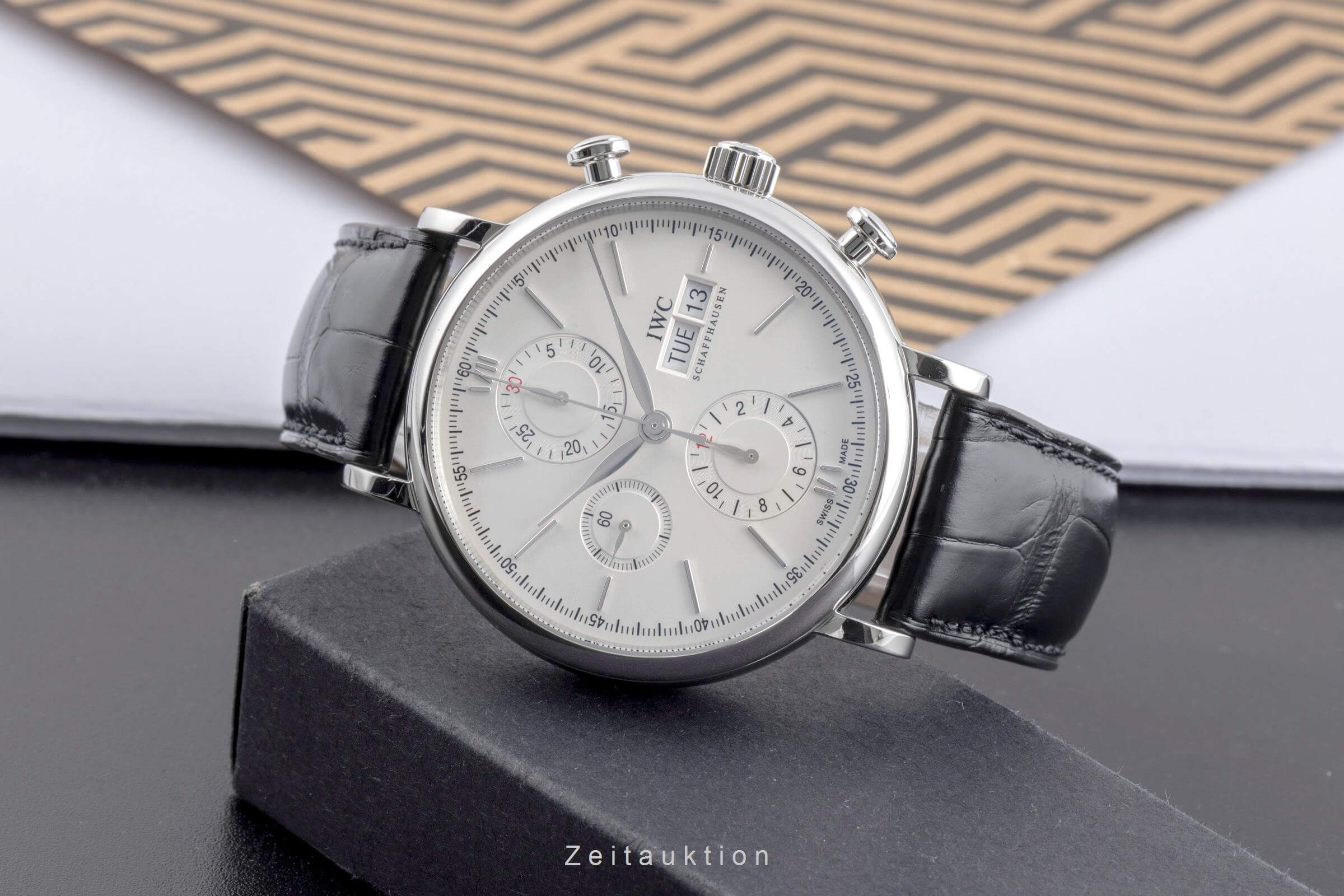 IWC Portofino chronographe acier automatique Kal. C.75320 Ref. IW391007  | Zeitauktion