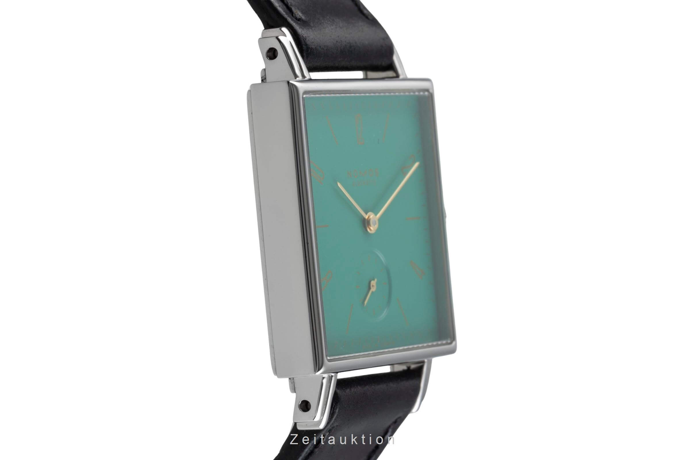 Nomos Tetra Stahl Handaufzug Kal. Alpha Ref. 489  | Zeitauktion