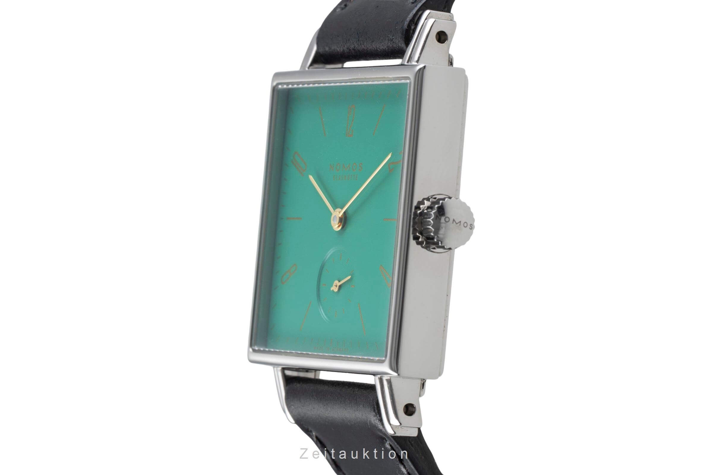 Nomos Tetra Stahl Handaufzug Kal. Alpha Ref. 489  | Zeitauktion