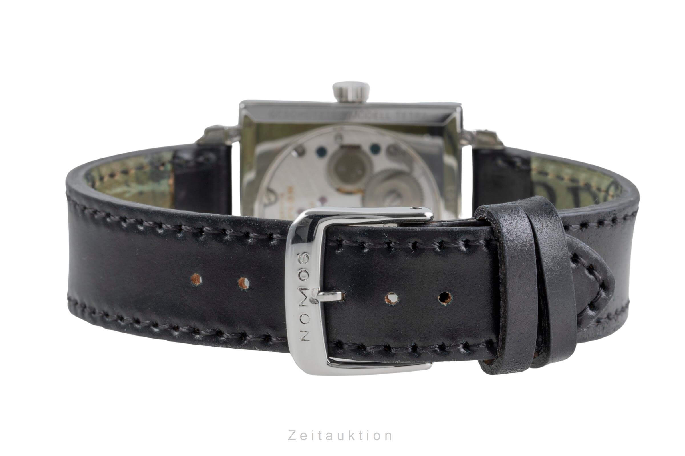 Nomos Tetra Stahl Handaufzug Kal. Alpha Ref. 489  | Zeitauktion