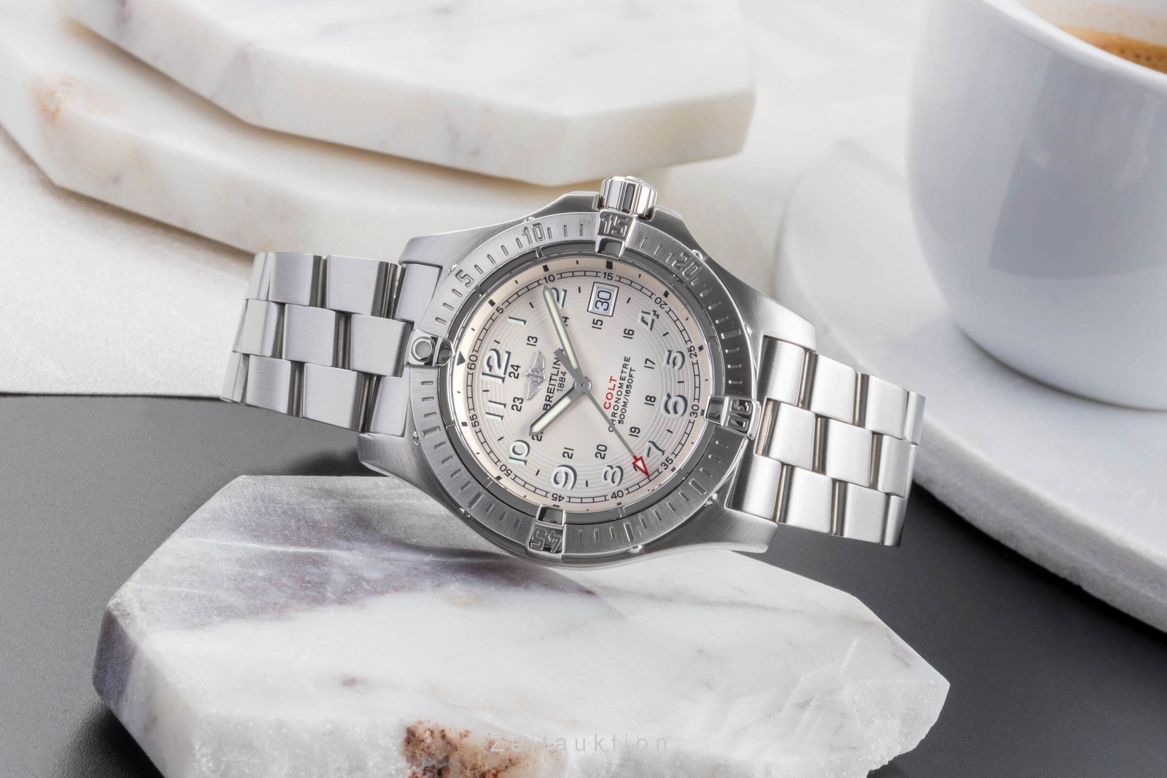 Breitling Colt steel quartz Kal. B74 Ref. A74380  | Zeitauktion