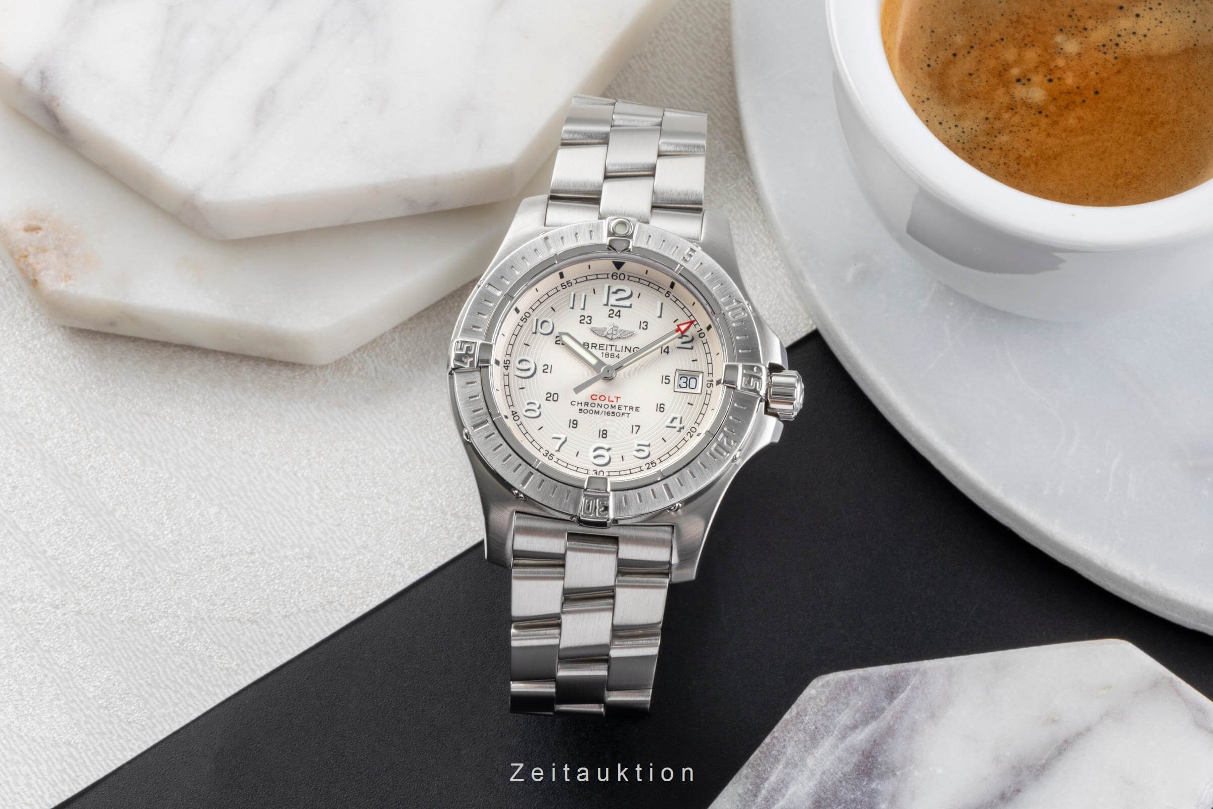 Breitling Colt steel quartz Kal. B74 Ref. A74380  | Zeitauktion