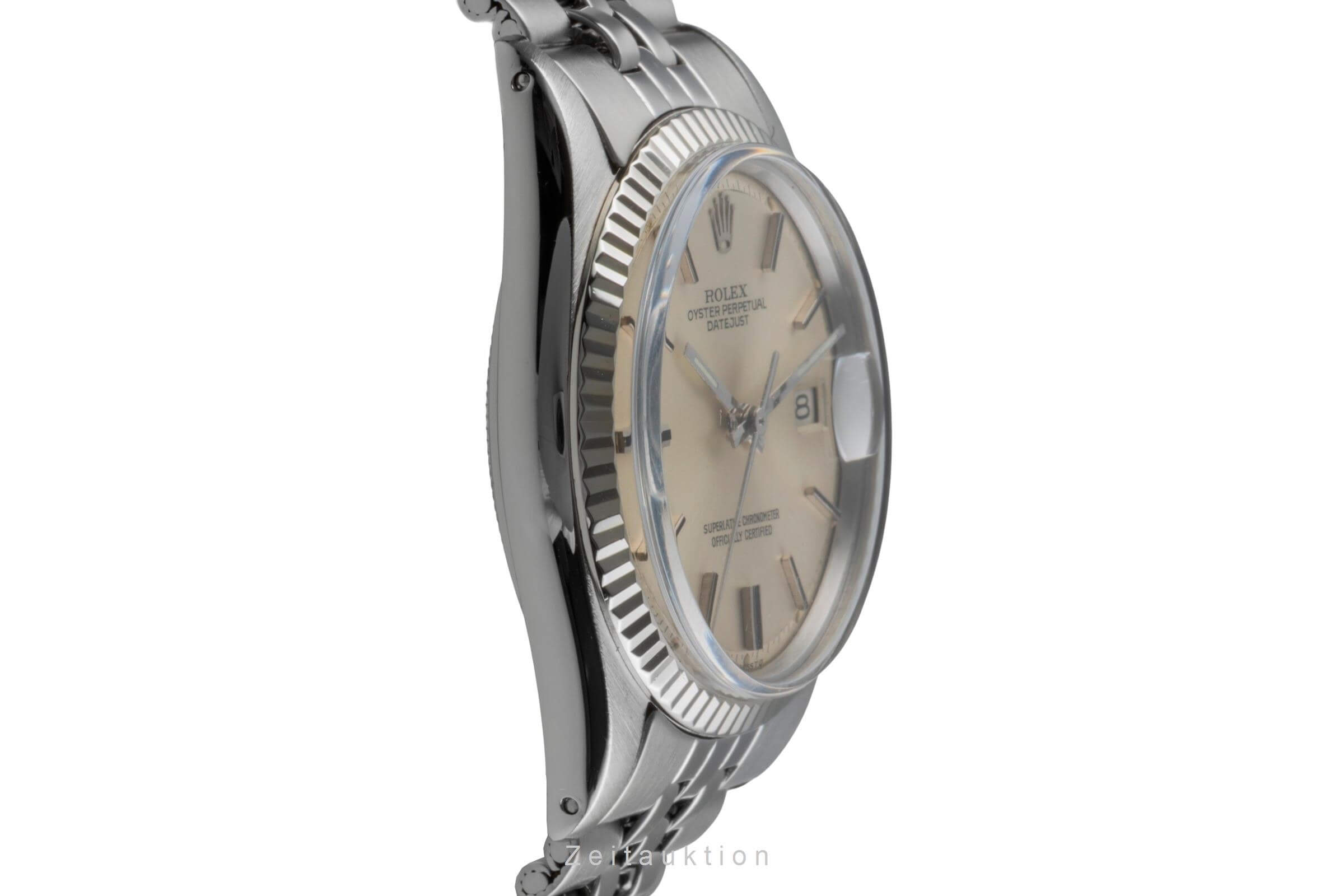 Rolex Datejust Stahl / Weissgold Automatik Kal. 1570 Ref. 1601  | Zeitauktion