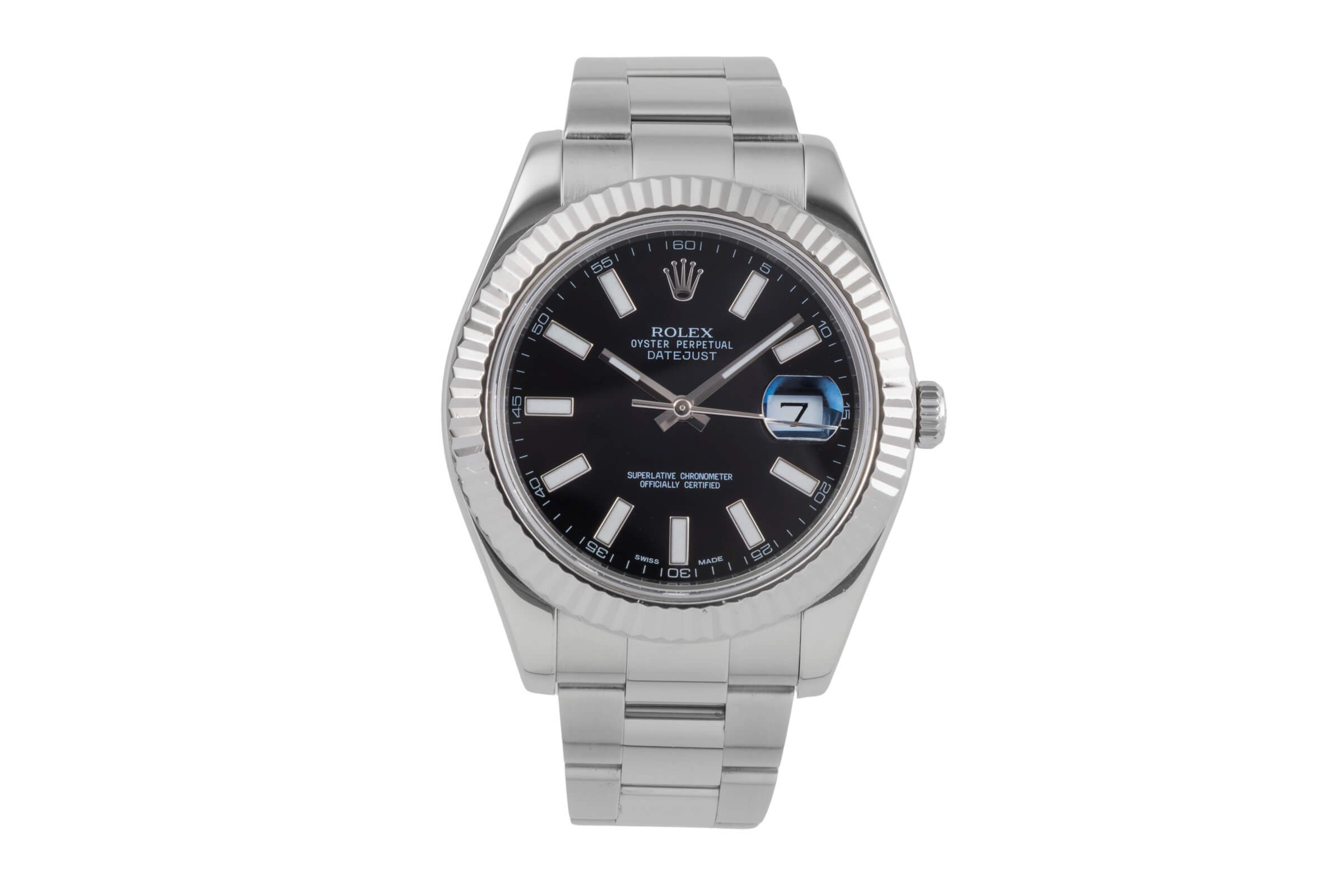 Rolex Datejust acier / or blanc automatique Kal. 3136 Ref. 116334  | Zeitauktion