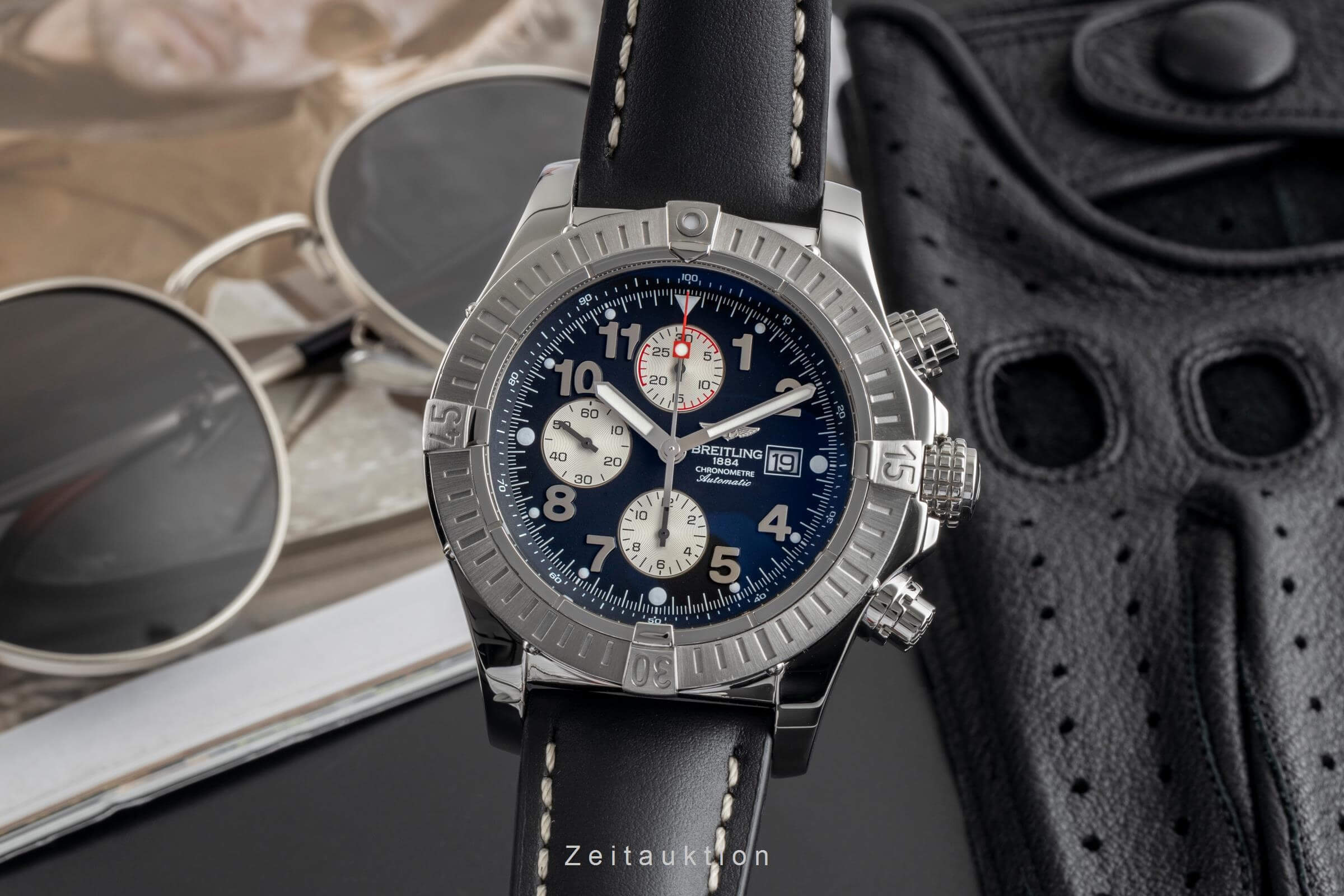 Breitling Avenger Chronograph Stahl Automatik Kal. B13 Ref. A13370  | Zeitauktion