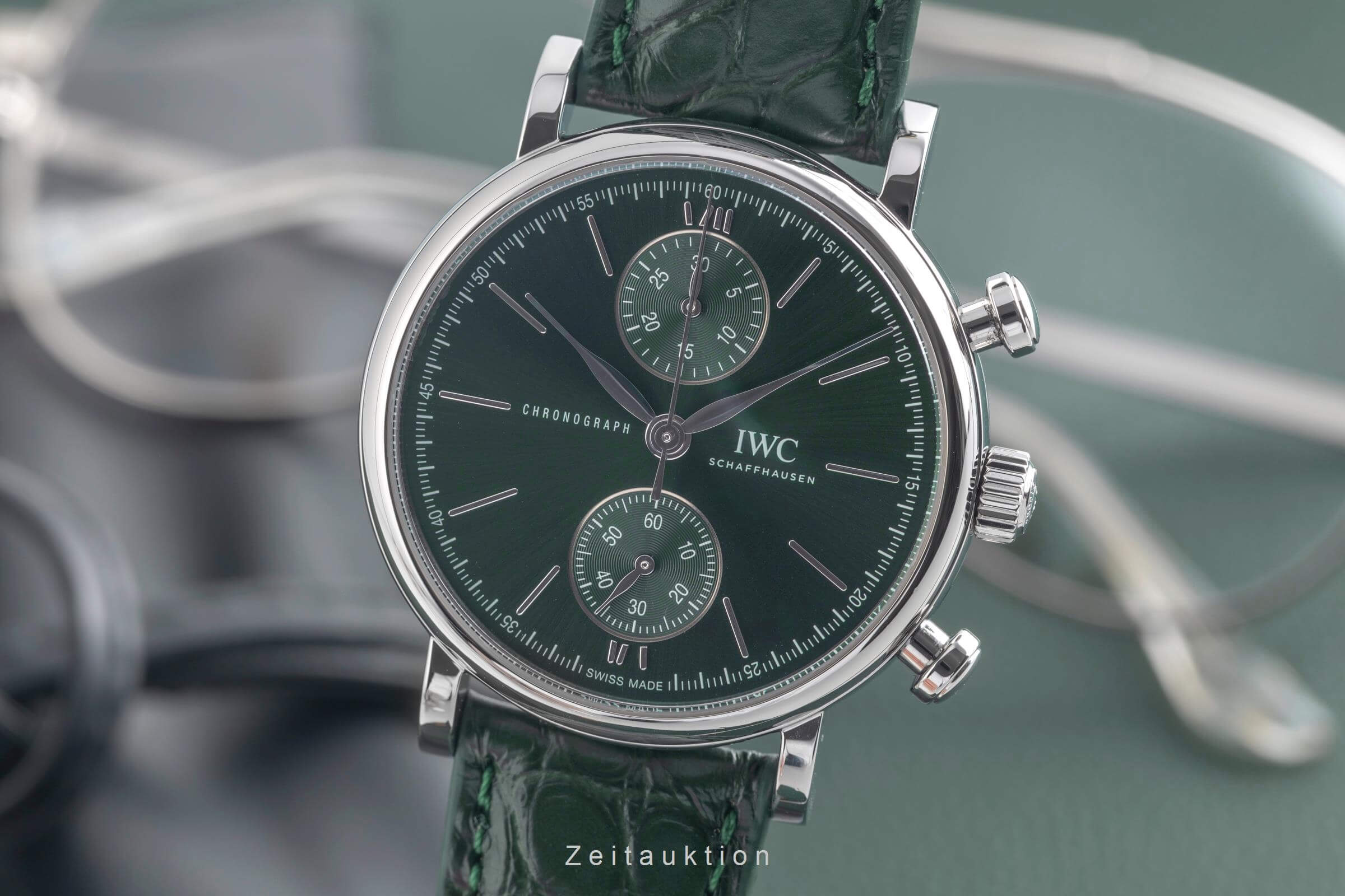 IWC Portofino chronographe acier automatique Kal. C.79350 Ref. IW391405  | Zeitauktion