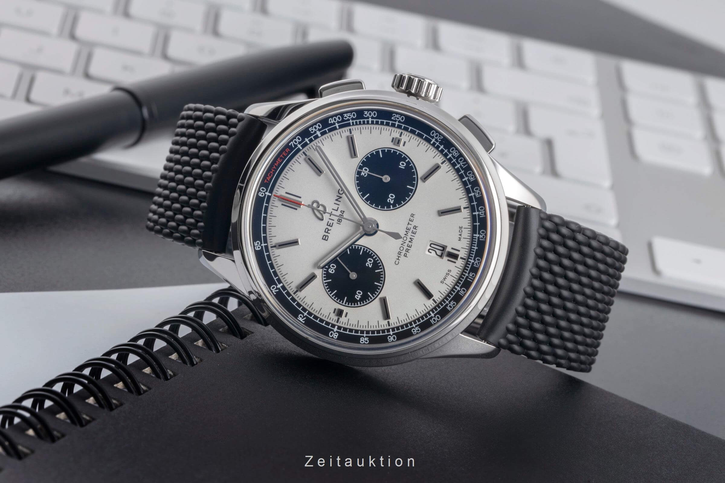 Breitling Premier cronografo acciaio automatismo Kal. B01 Ref. AB0118221G1P1  | Zeitauktion