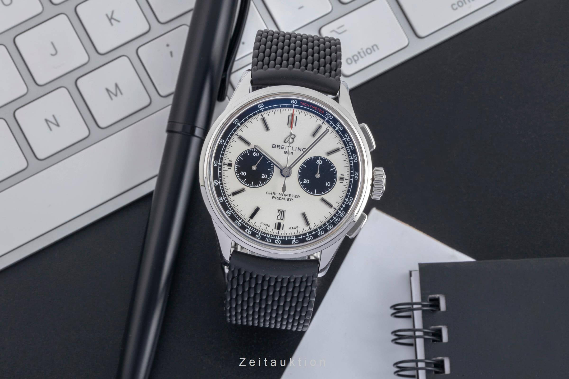 Breitling Premier cronografo acciaio automatismo Kal. B01 Ref. AB0118221G1P1  | Zeitauktion