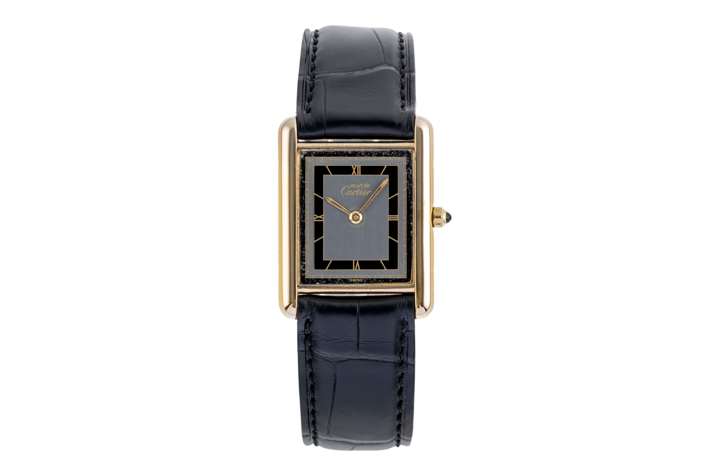 Cartier Tank silver-gilt quartz Kal. 81 Ref. 6 81006  | Zeitauktion