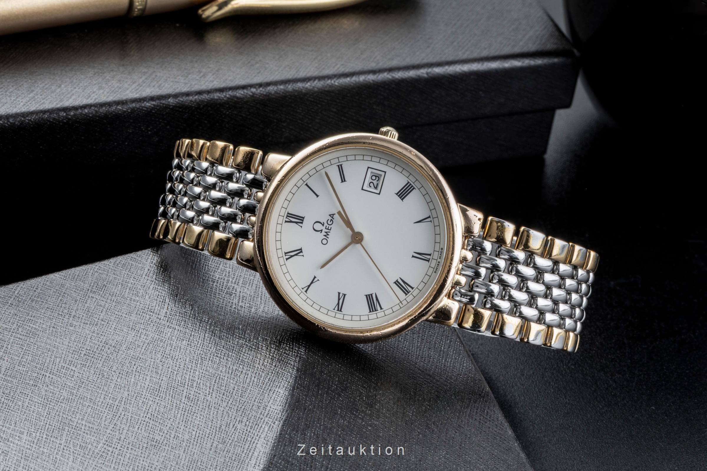 Omega De Ville acciaio / dorato quarzo Kal. 1430 Ref. 396.1012  | Zeitauktion