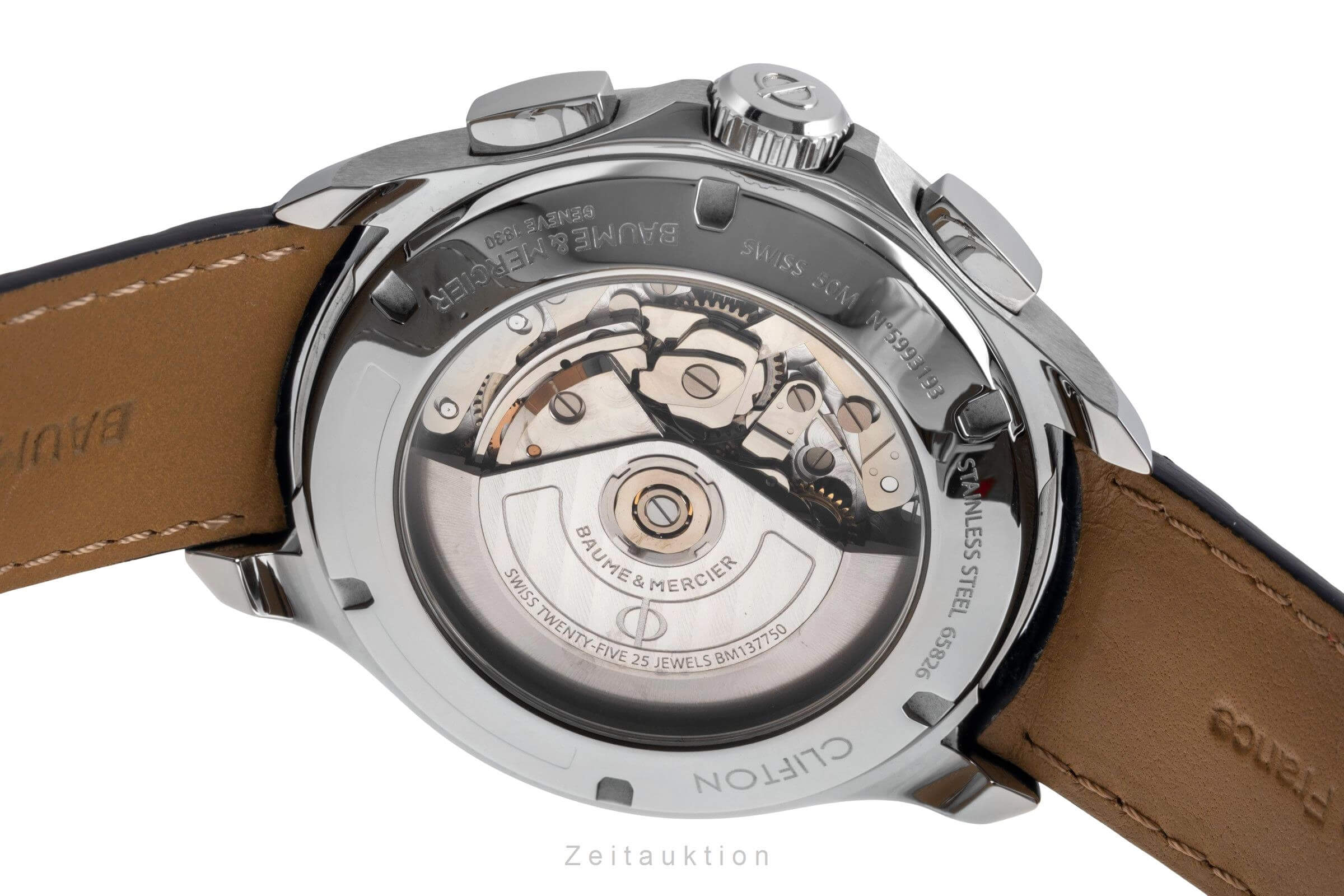 Baume & Mercier Clifton cronografo acciaio automatismo Kal. BM137750 Ref. MOA10370 65826  | Zeitauktion