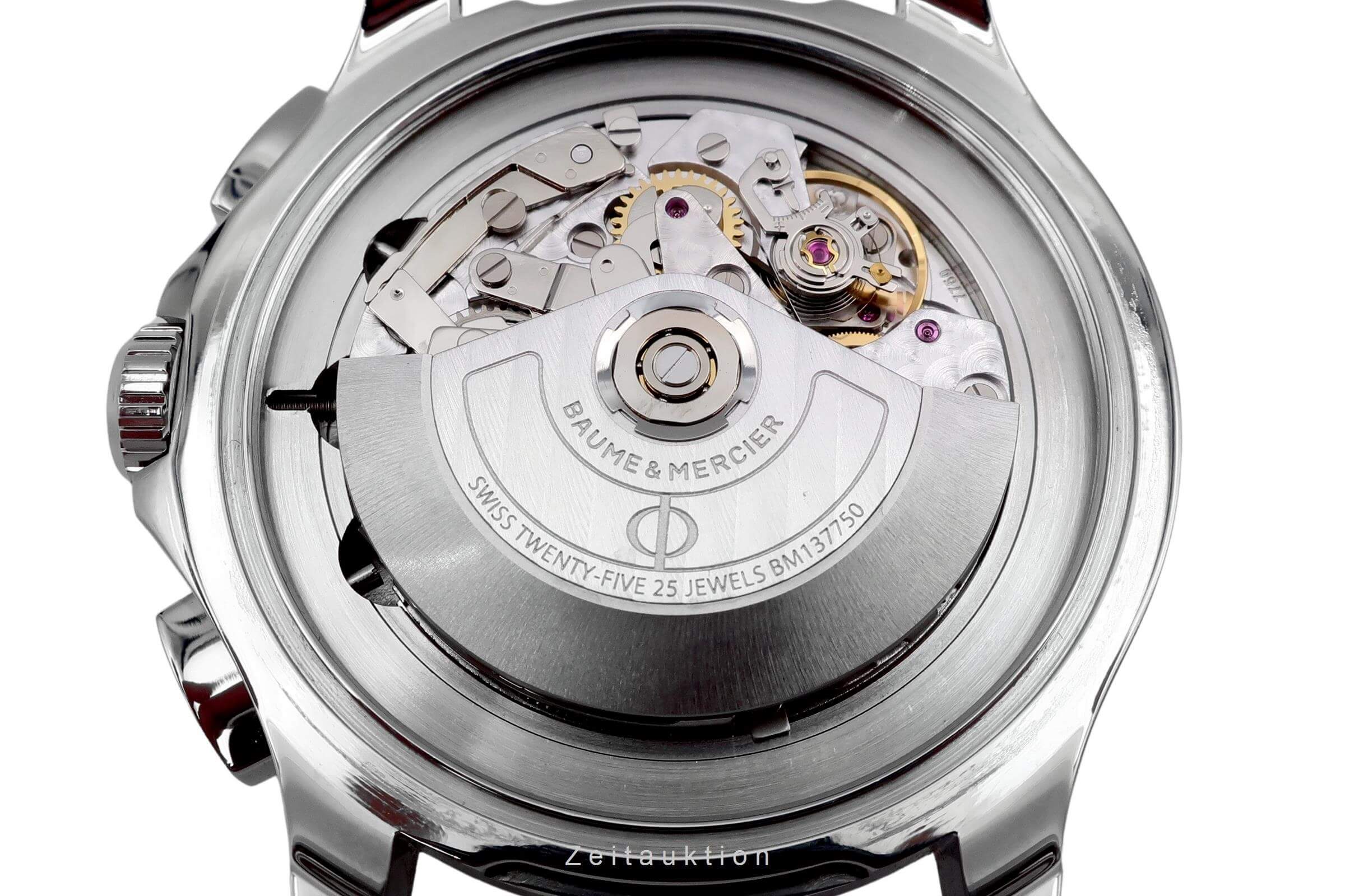 Baume & Mercier Clifton cronografo acciaio automatismo Kal. BM137750 Ref. MOA10370 65826  | Zeitauktion