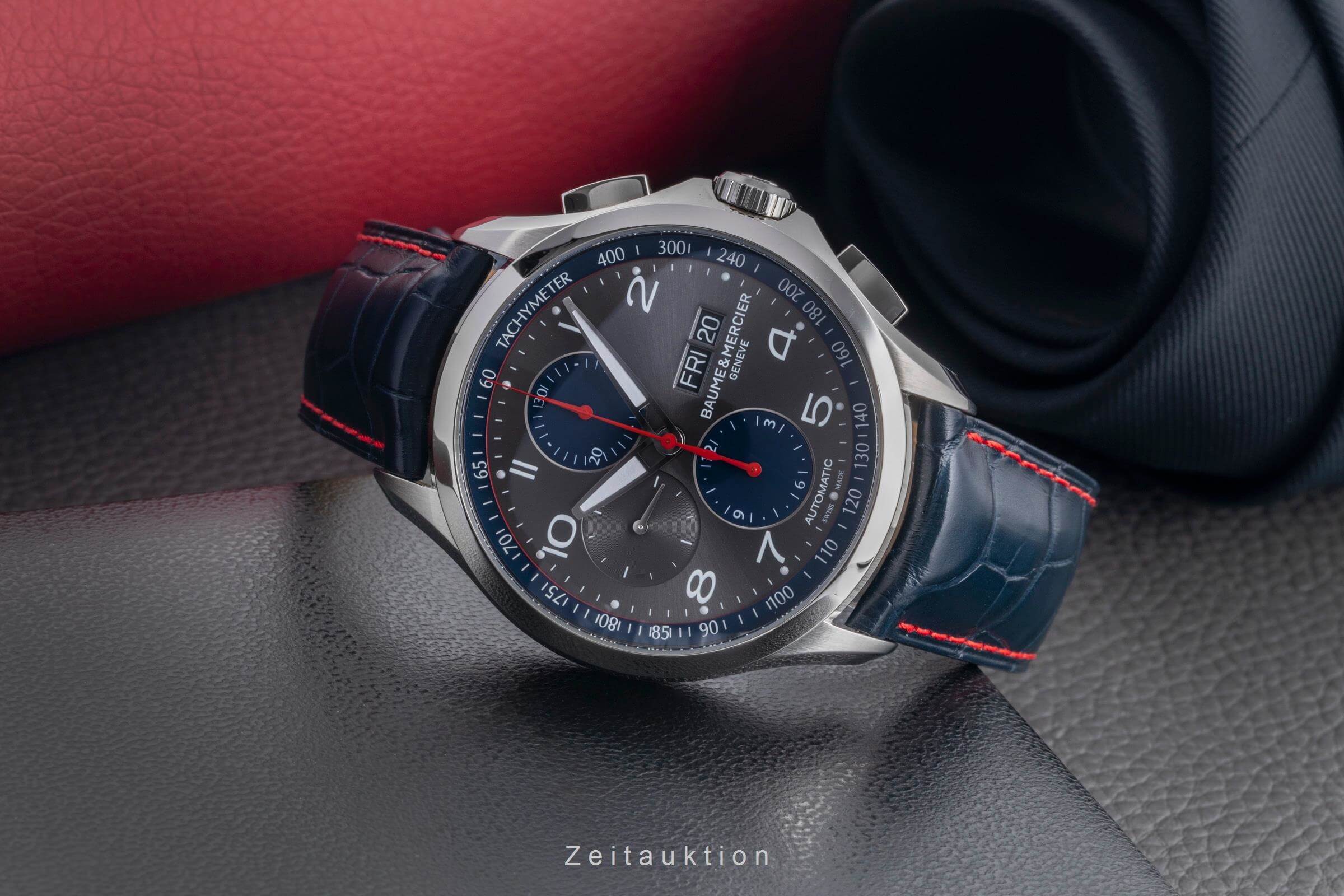 Baume & Mercier Clifton cronografo acciaio automatismo Kal. BM137750 Ref. MOA10370 65826  | Zeitauktion