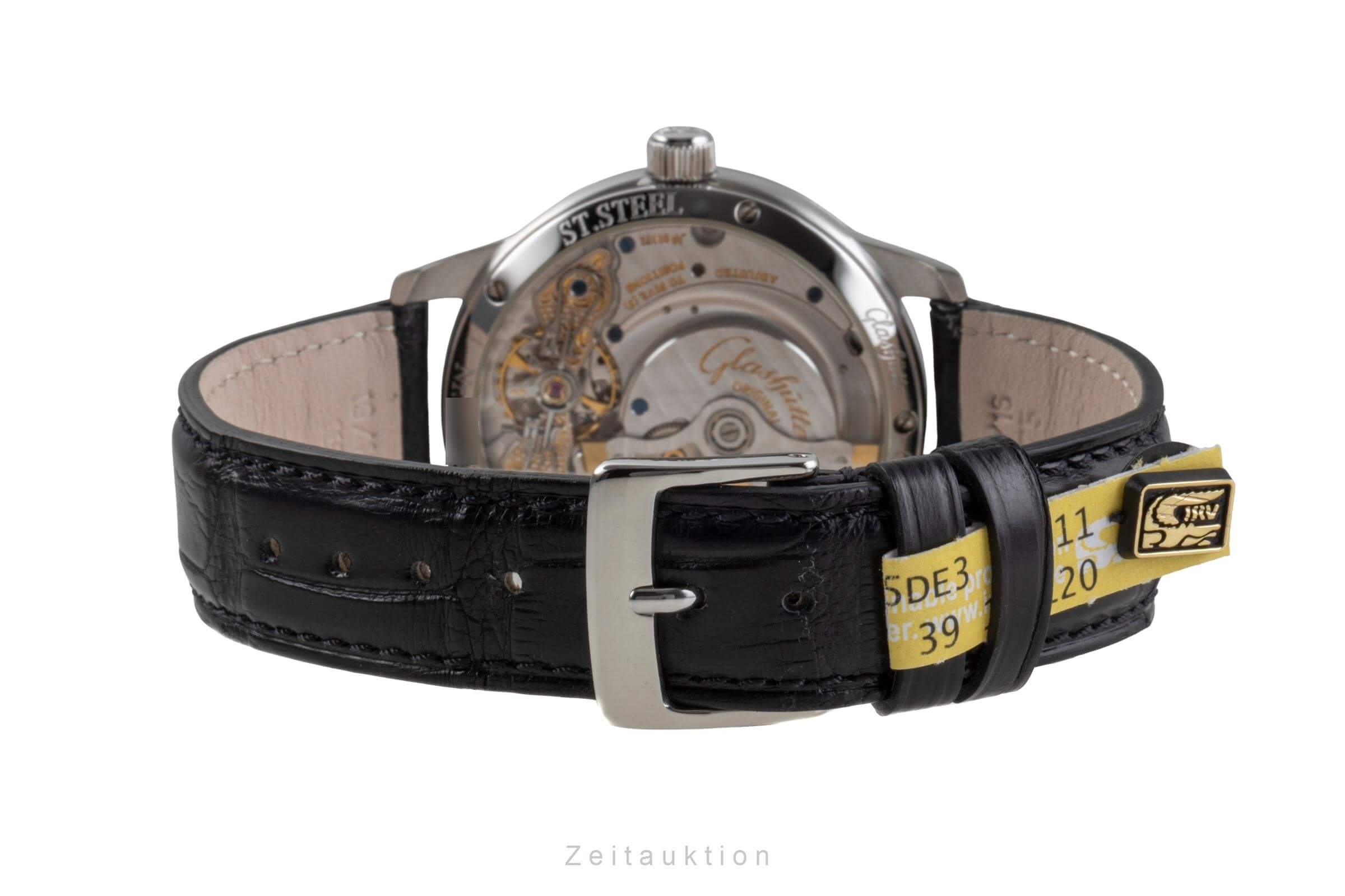 Glashütte Original PanoMaticDate acero automático Kal. GUB 90 Ref. 90-01-02-02-04  | Zeitauktion