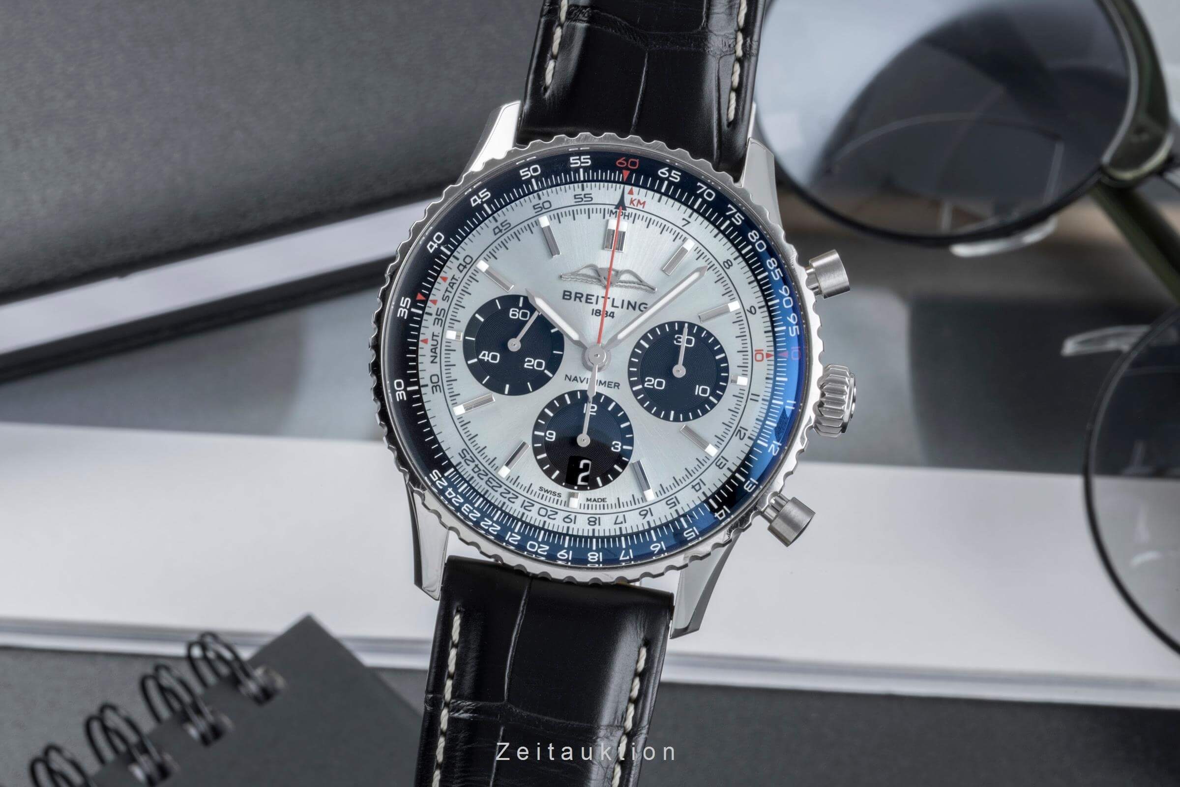 Breitling Navitimer 01 cronografo acciaio automatismo Kal. B01 Ref. AB0138241C1A1  | Zeitauktion