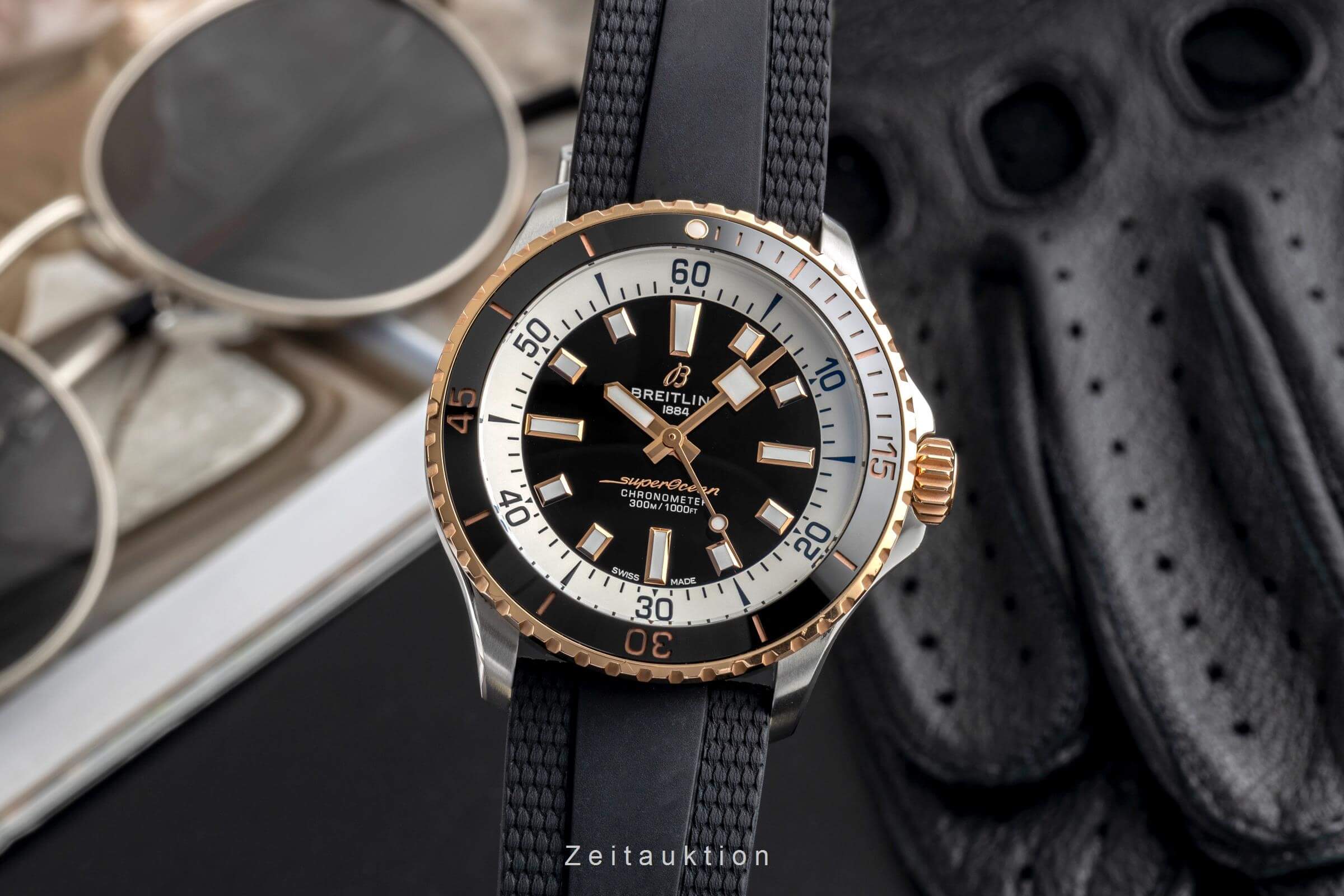 Breitling Superocean Stahl / Gold Automatik Kal. B17 Ref. U17375211B1S1  | Zeitauktion