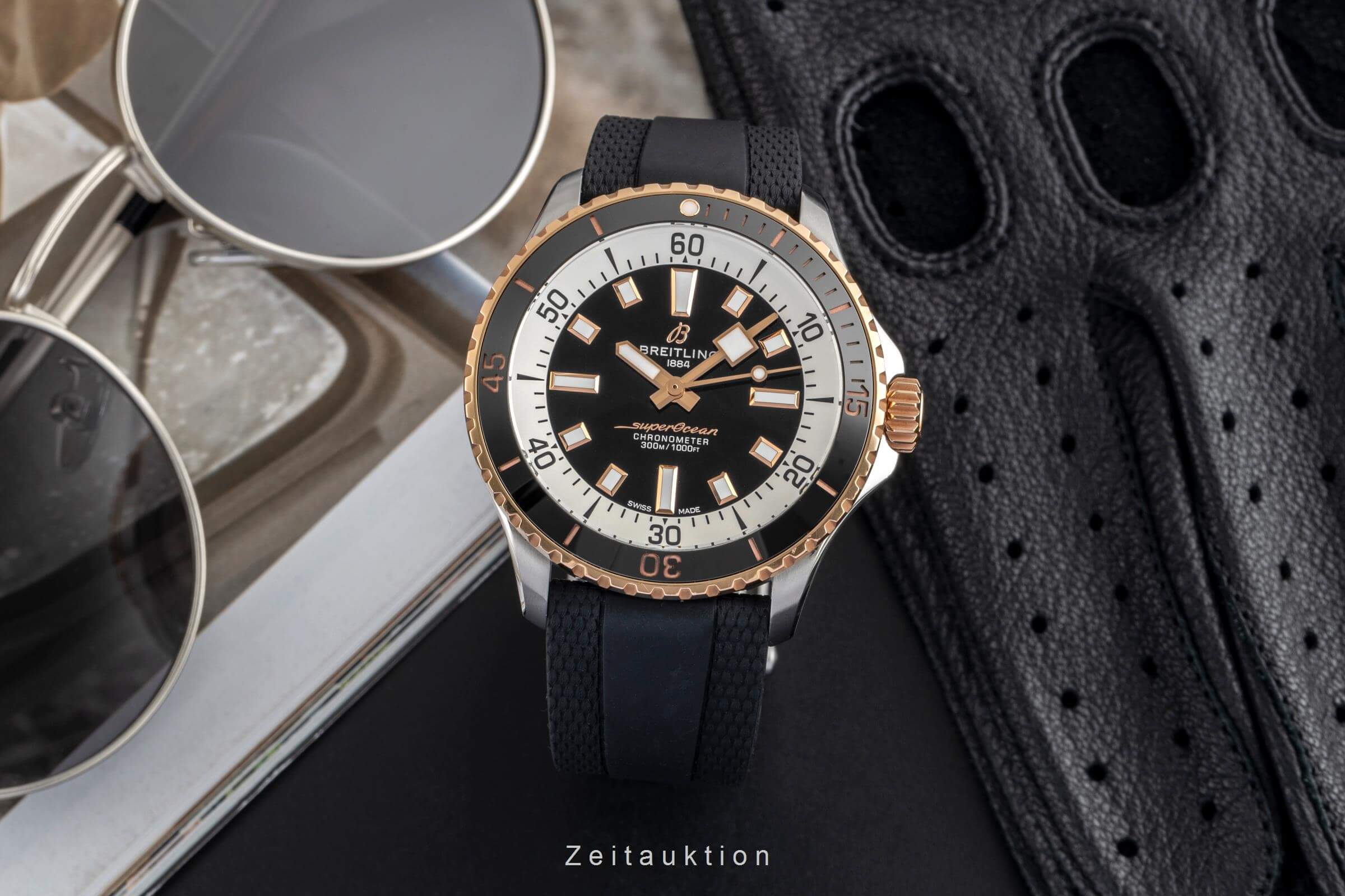 Breitling Superocean Stahl / Gold Automatik Kal. B17 Ref. U17375211B1S1  | Zeitauktion