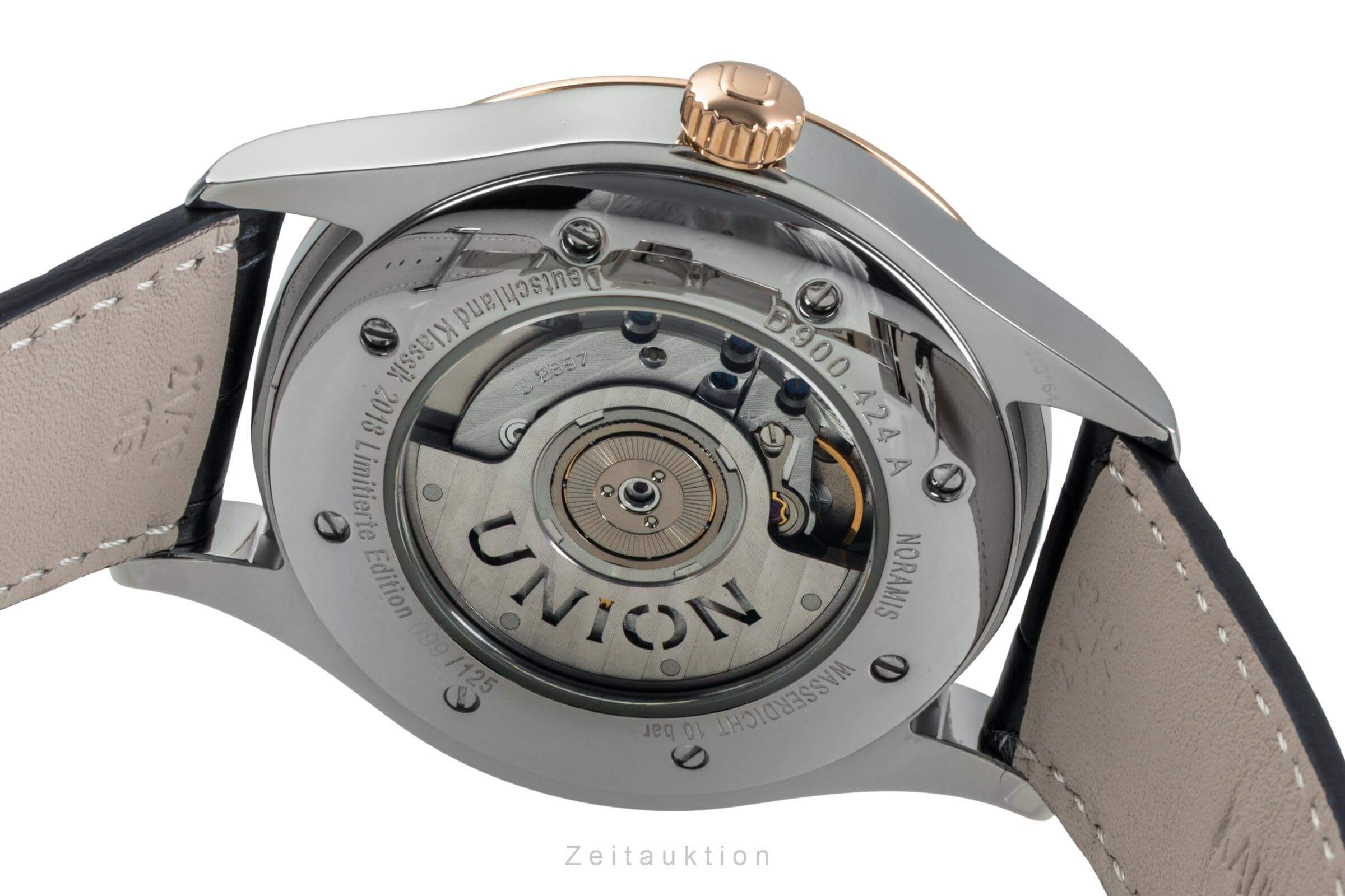 Union Glashütte Noramis Stahl / Gold Automatik Kal. U2897 Ref. D900.424.46.057.09 LIMITED EDITION | Zeitauktion