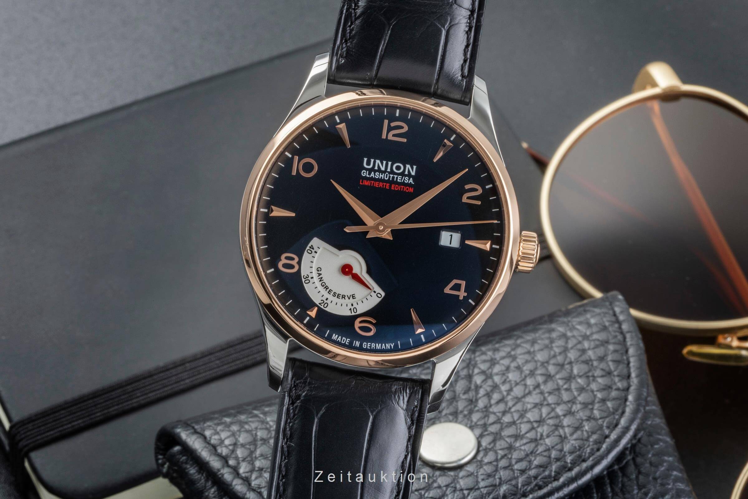 Union Glashütte Noramis Stahl / Gold Automatik Kal. U2897 Ref. D900.424.46.057.09 LIMITED EDITION | Zeitauktion