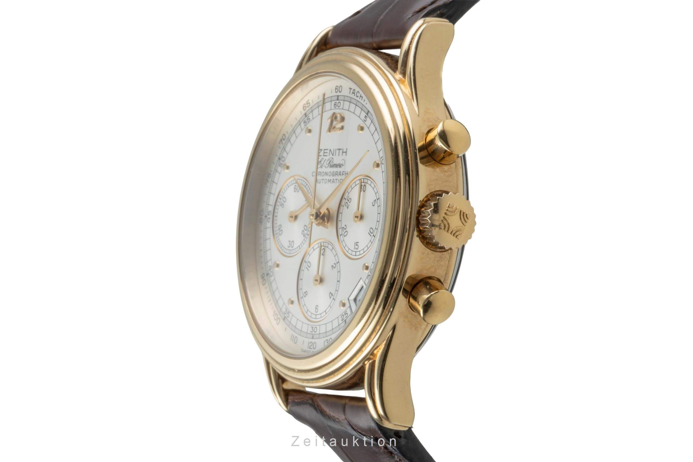 Zenith El Primero chronographe laiton doré automatique Kal. 400 Ref. 20.0260.400  | Zeitauktion