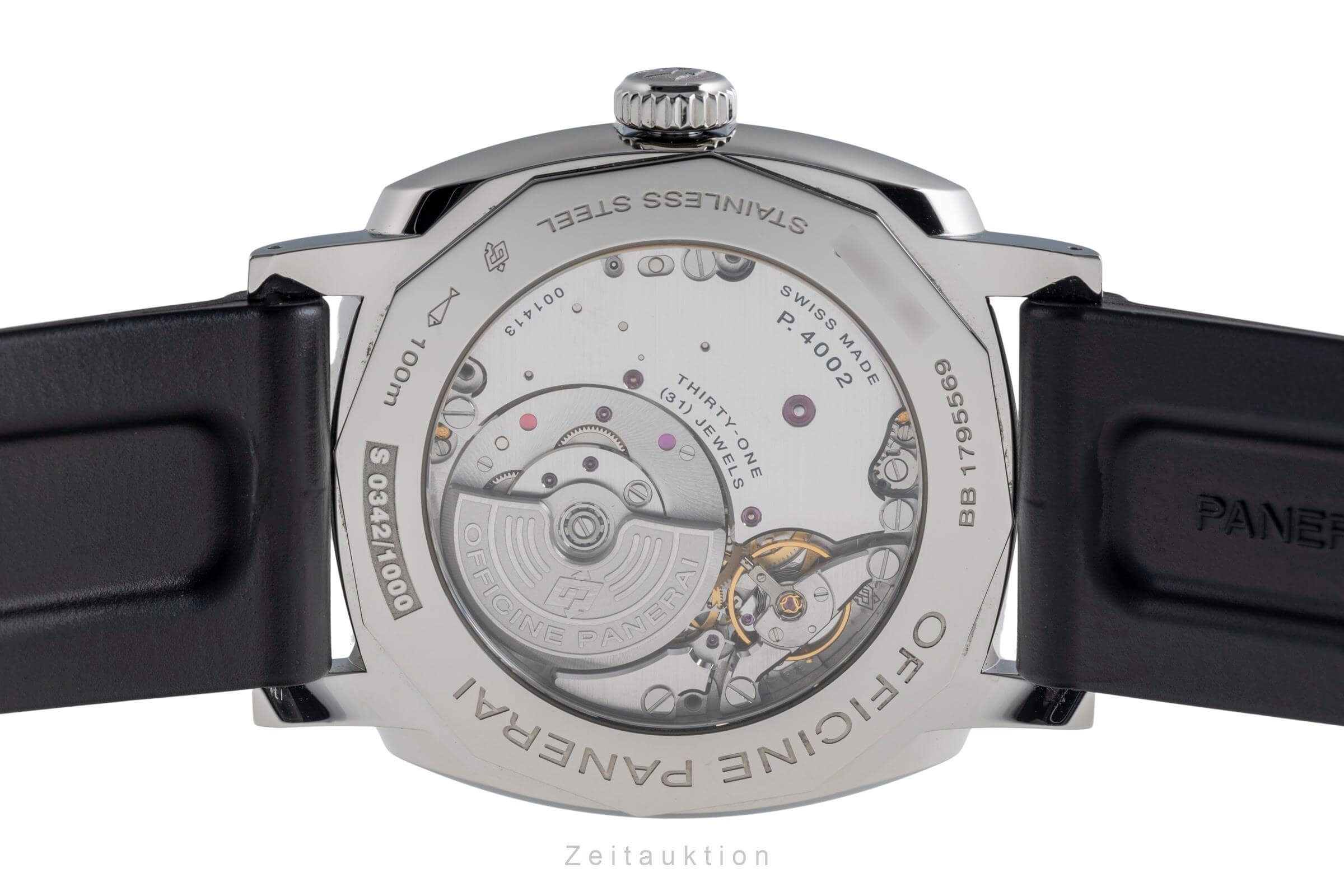 Panerai Radiomir acciaio automatismo Kal. P.4002 Ref. PAM00628  | Zeitauktion