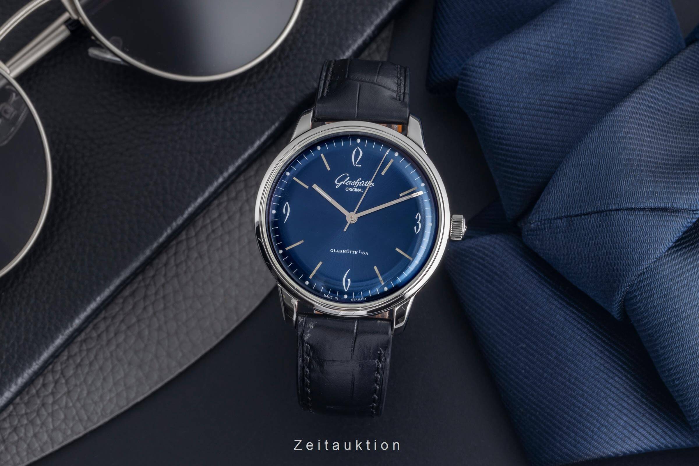 Glashütte Original * acero automático Kal. GO 39 Ref. 1-39-52-06-02-04  | Zeitauktion
